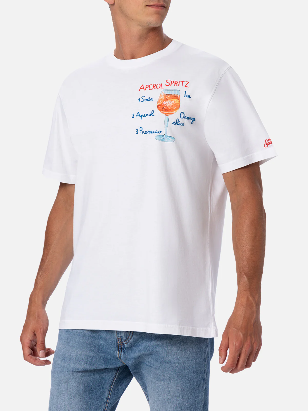 T-shirt Man stampa Spritz e ricamo | Special Edition - Image 3