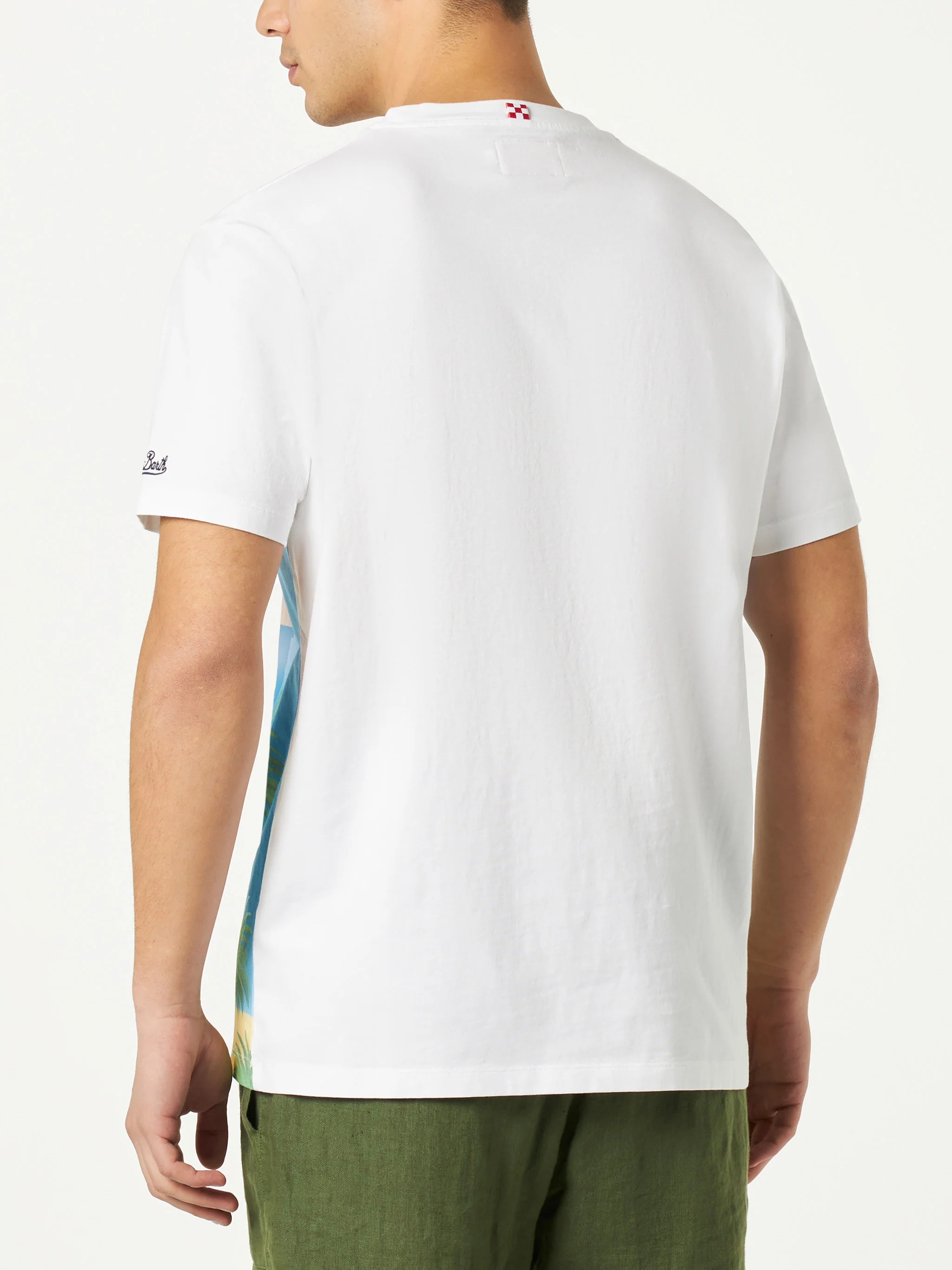 T-shirt  con stampa Capri postcard - Image 4