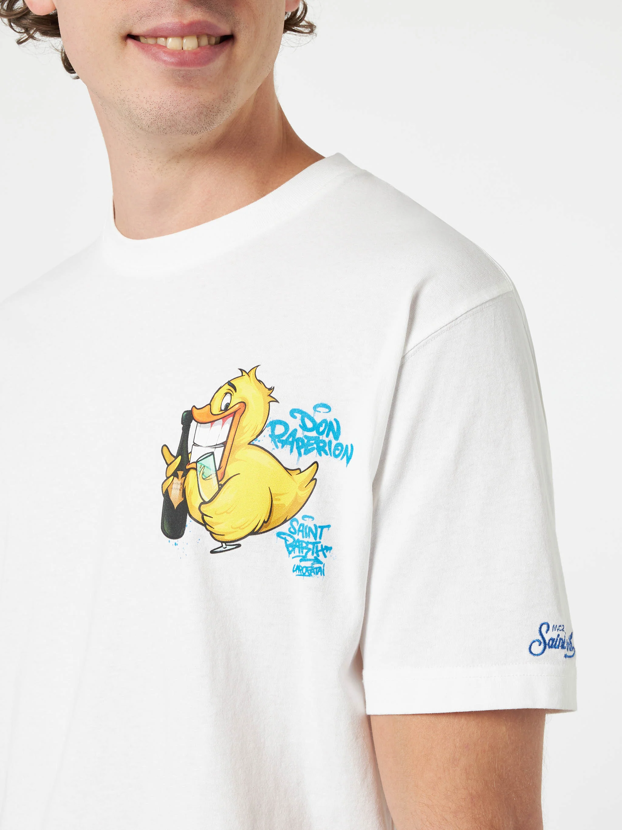 T-shirt Cryptopuppets Don Paperion con stampa fronte e retro | Special Edition - Image 2