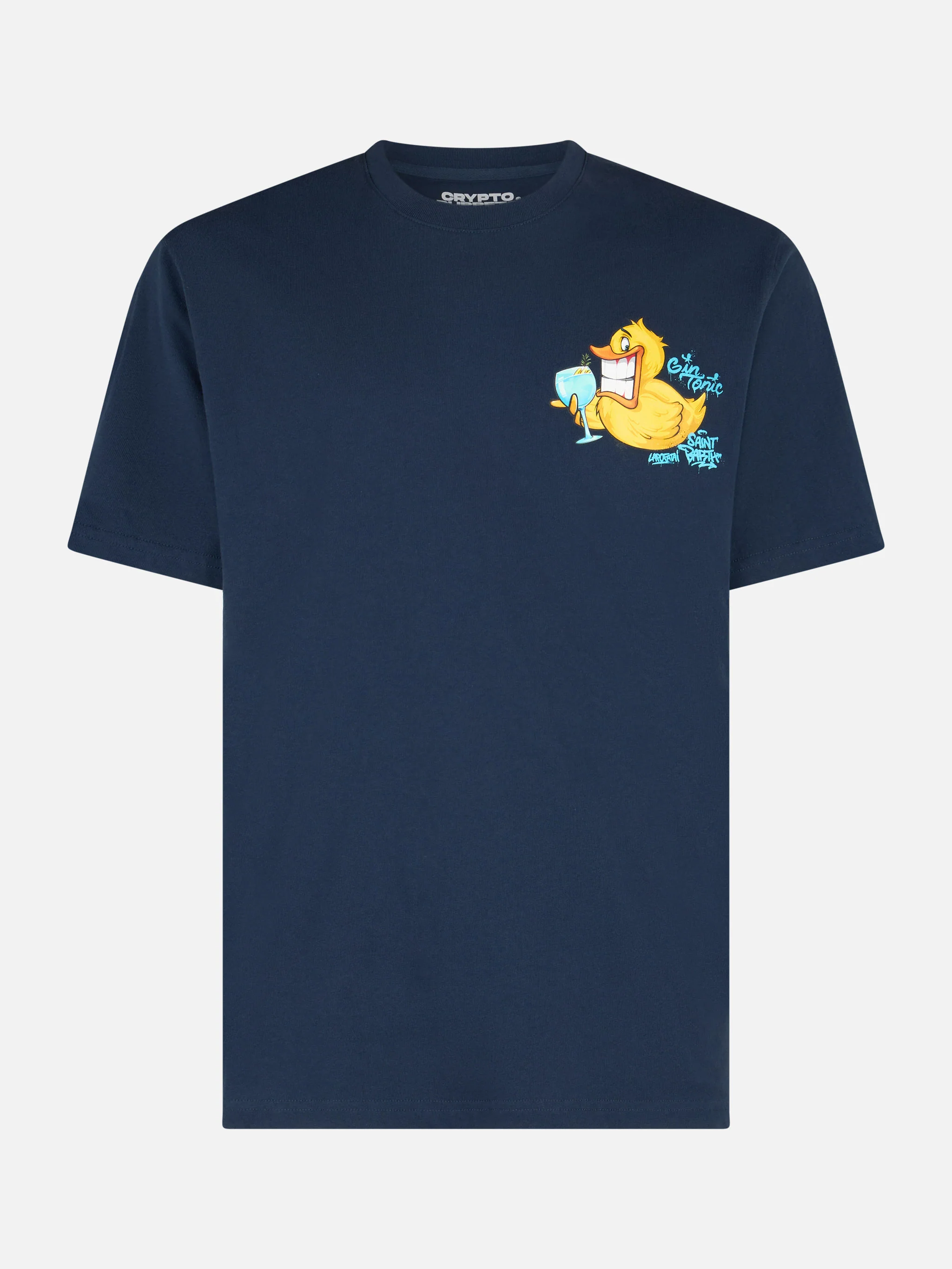 T-shirt Cryptopuppets Ducky Gin con stampa fronte e retro | Special Edition - Image 5