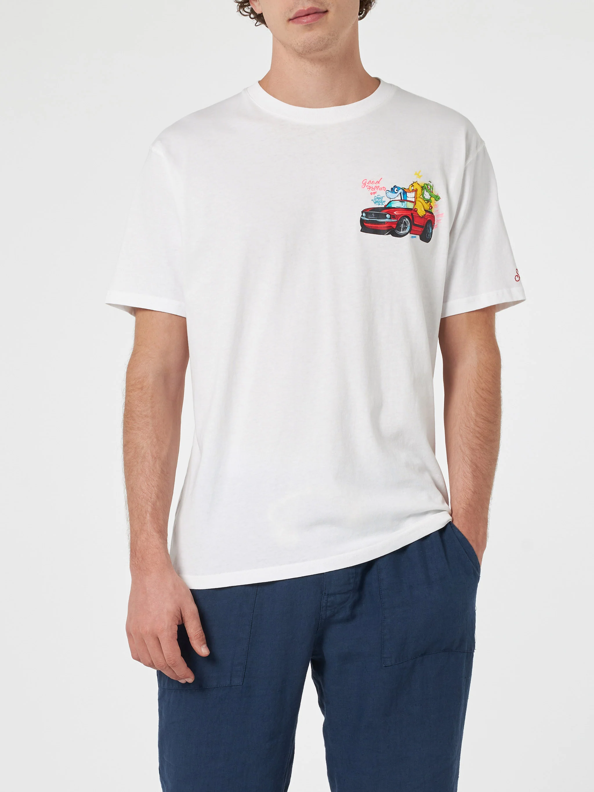 T-shirt Cryptopuppets Good Fellas con stampa bianco | Special Edition - Image 4