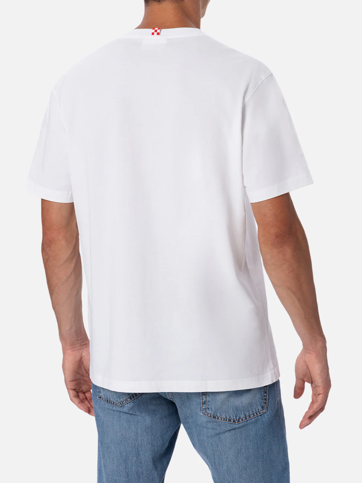 T-shirt Fiat 500 con stampa e ricamo surf bianco | Special Edition - Image 4