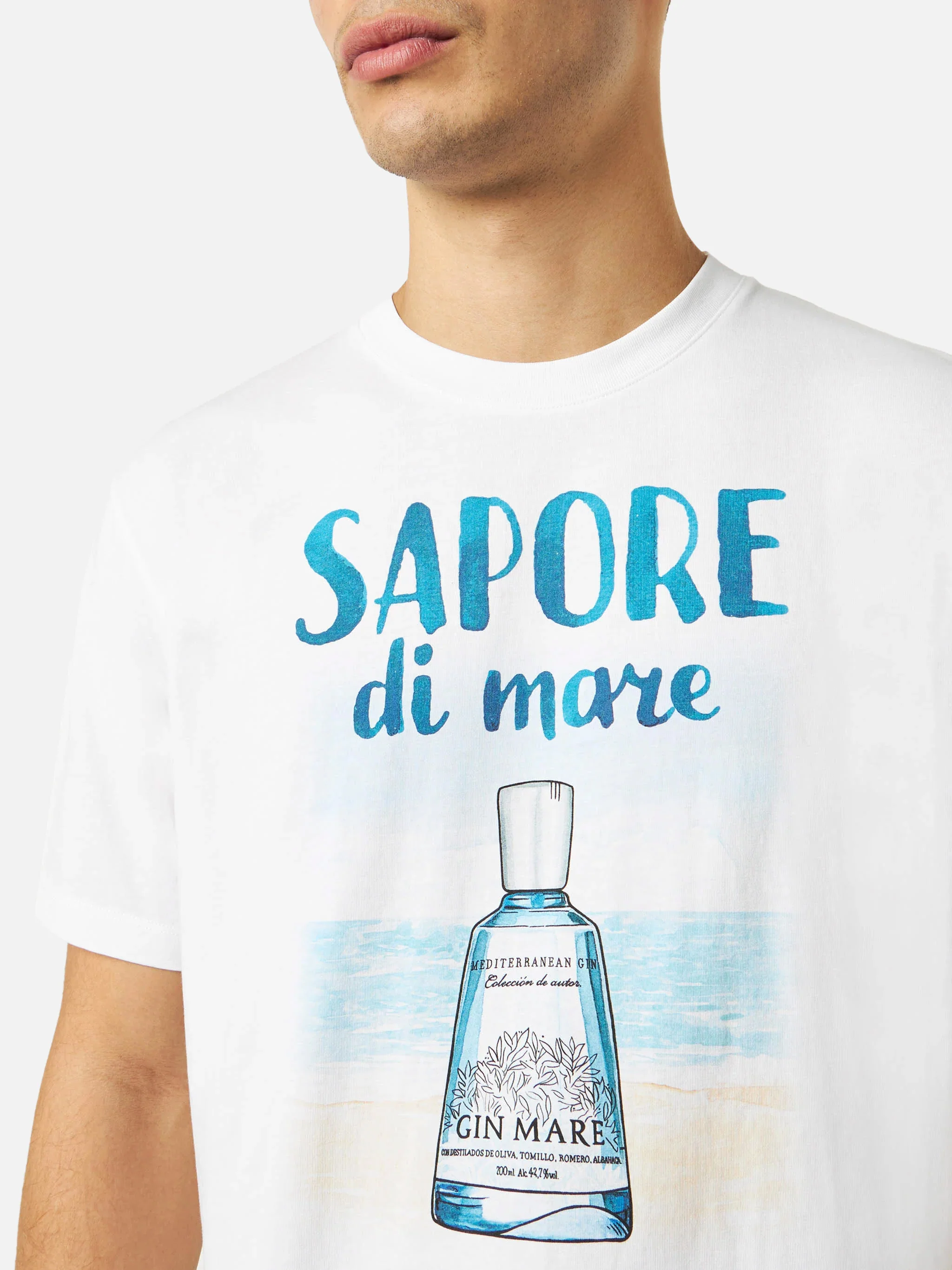 T-shirt  con stampa Gin Mare | Special Edition - Image 3