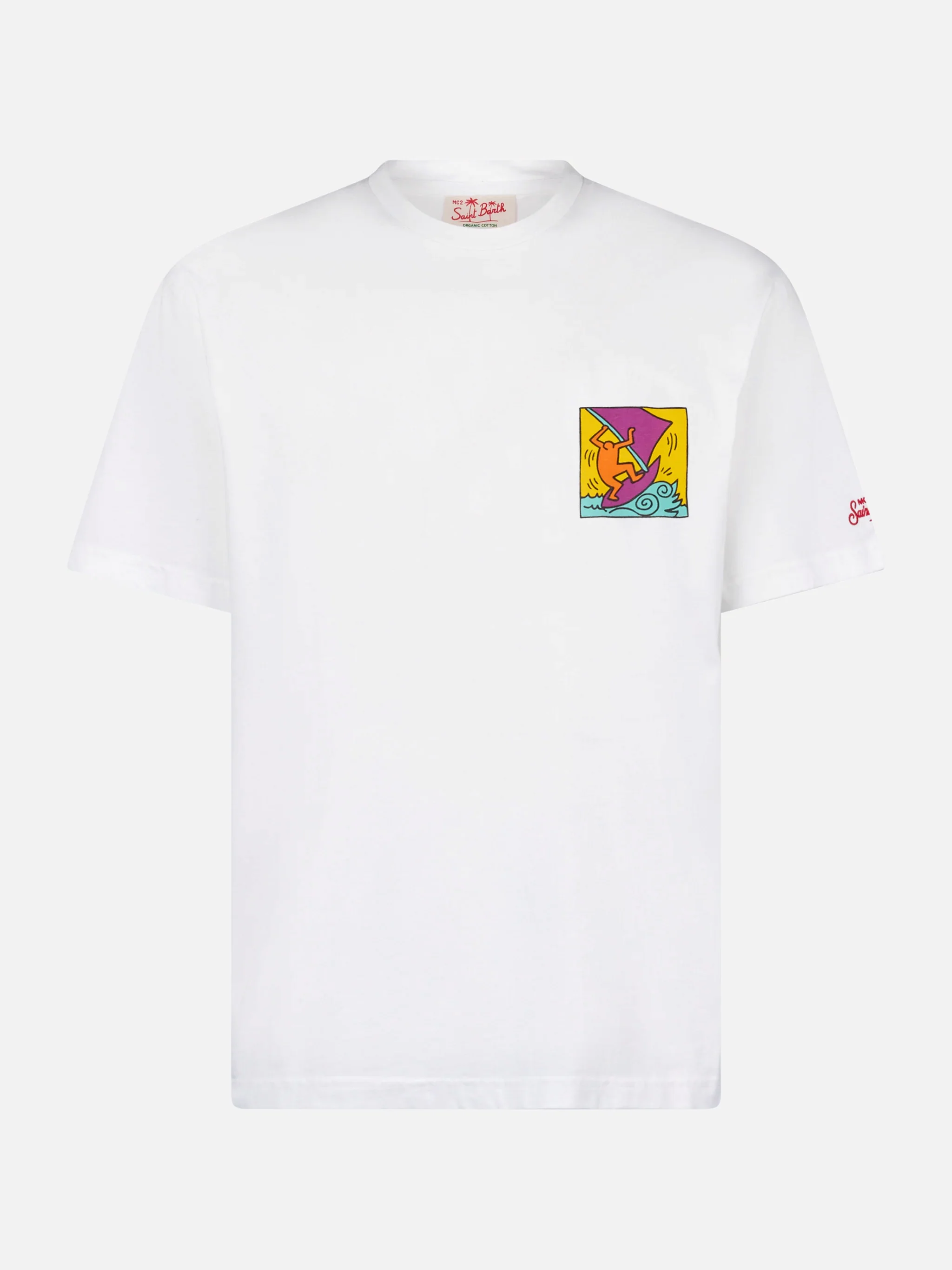 T-shirt Keith Haring con stampa fronte e retro bianco | Special Edition - Image 6