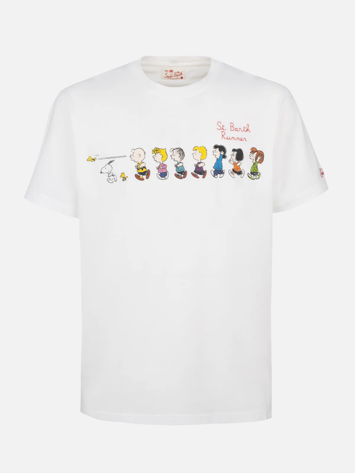 T-shirt Peanuts con stampa e ricamo bianco | Special Edition