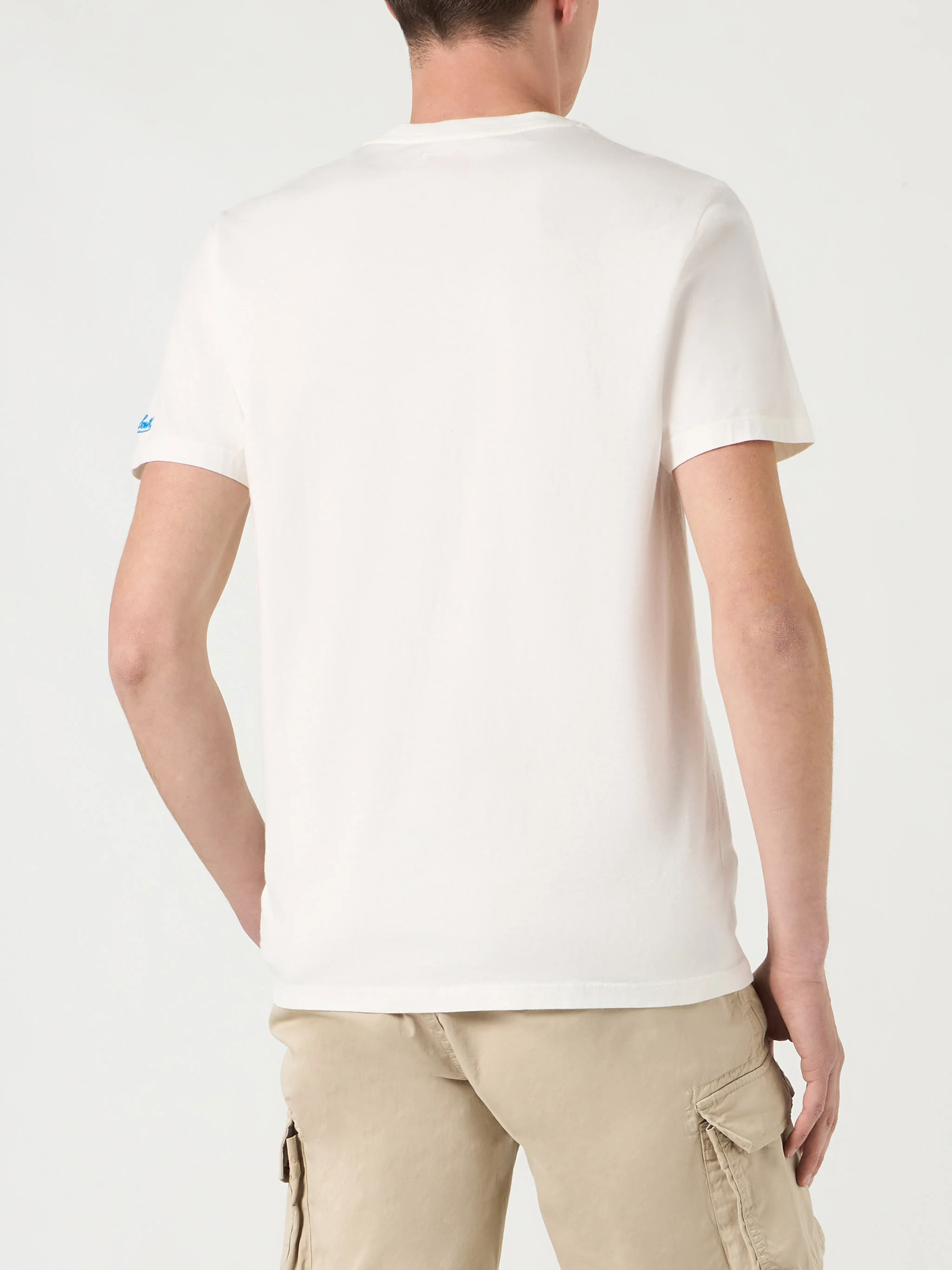 T-shirt Jack stampa St. Barth Padel Club bianca - Image 4
