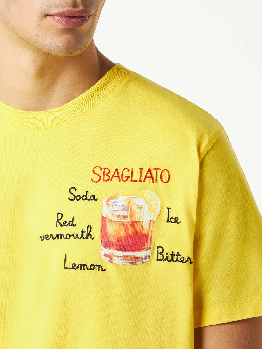 T-shirt  con stampa bicchiere Sbagliato - Image 2