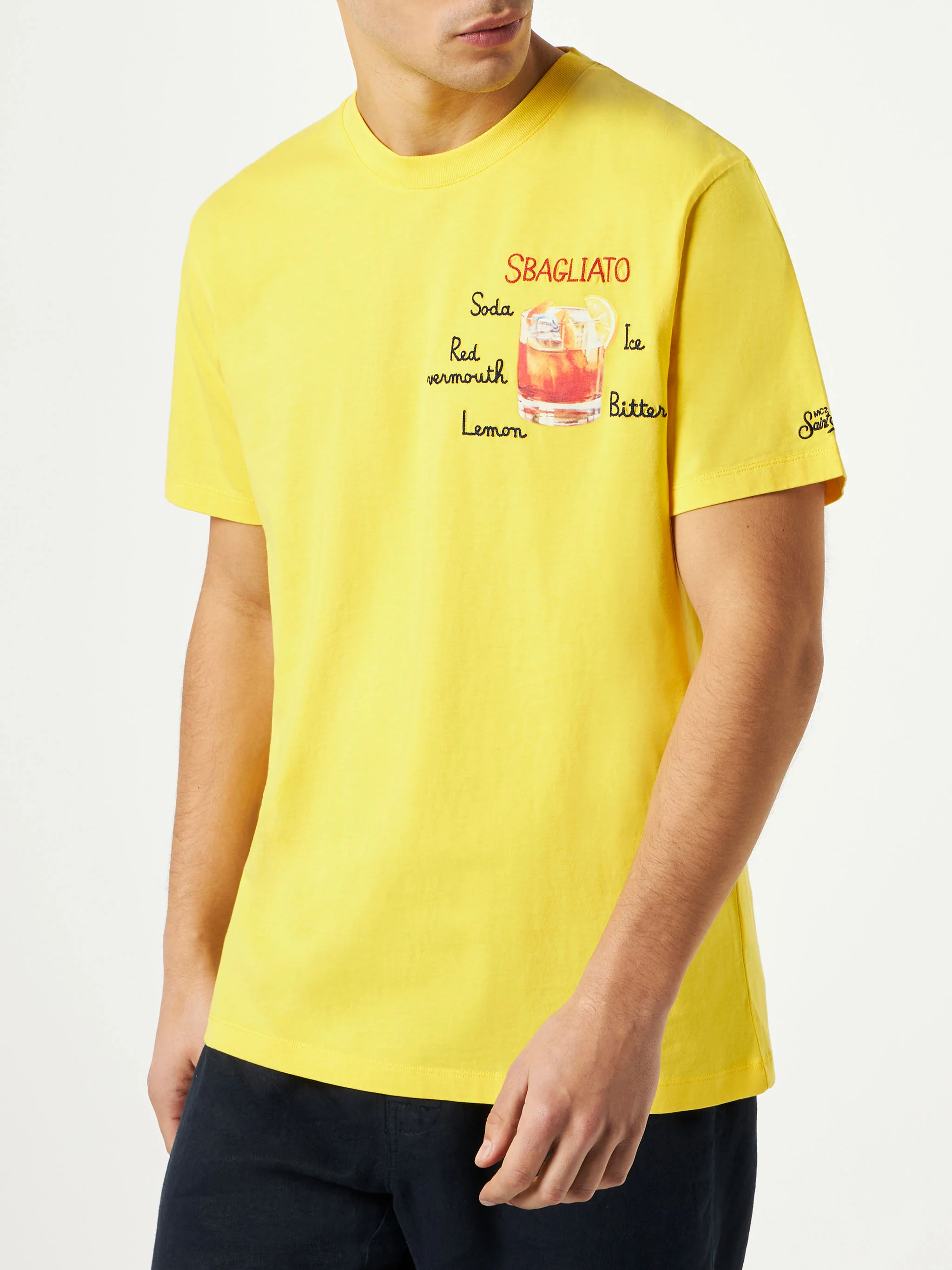 T-shirt  con stampa bicchiere Sbagliato - Image 3