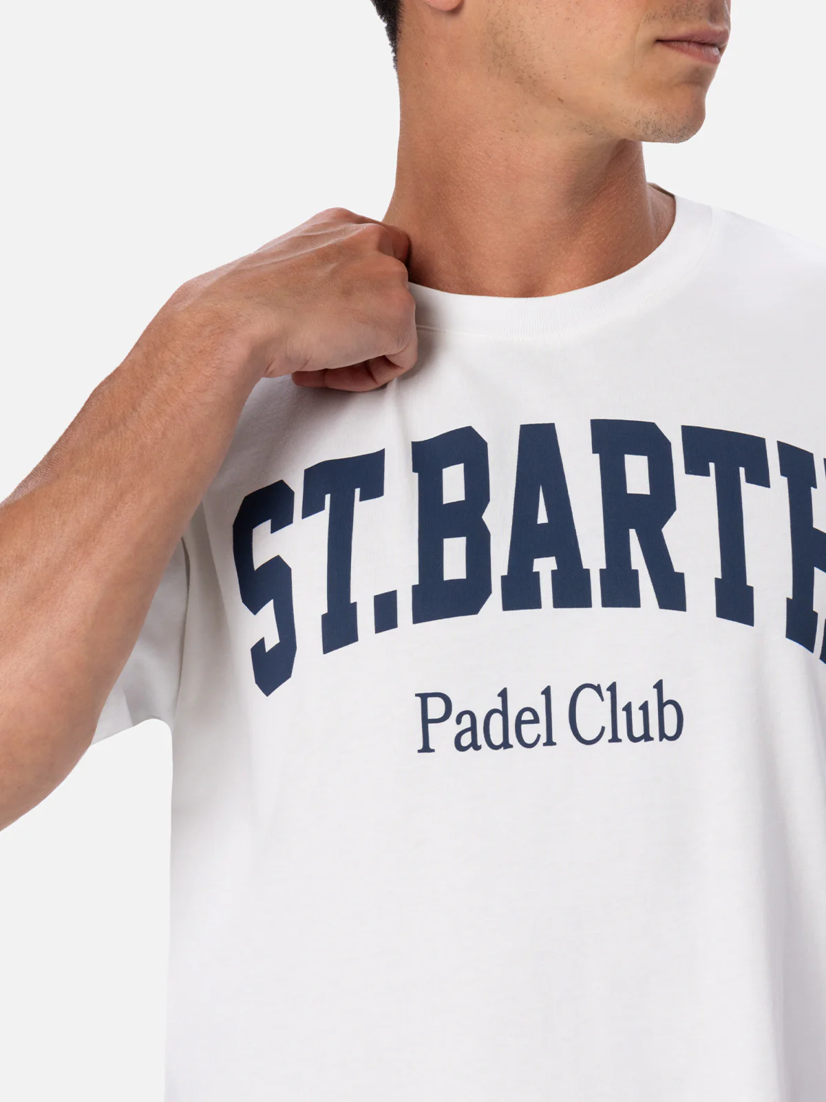 T-shirt  stampa St. Barth Padel Club bianco - Image 3