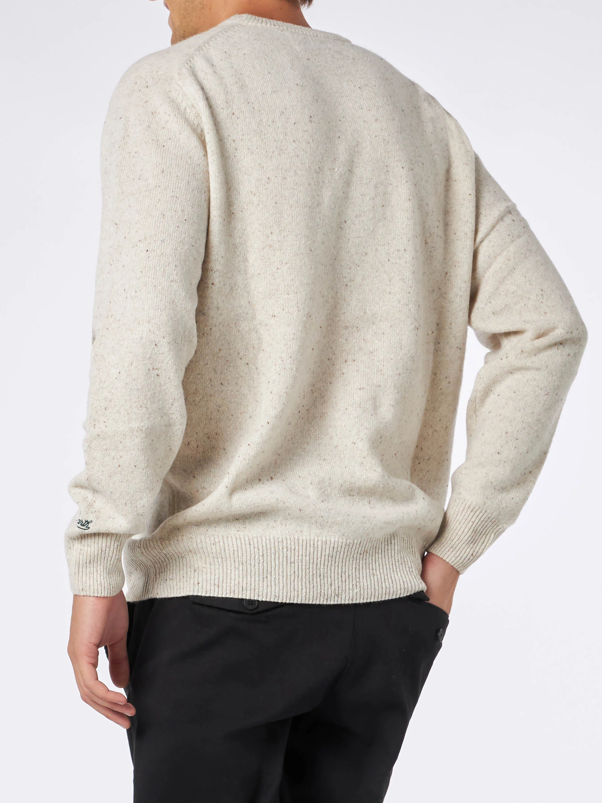 Maglia Heron donegal cartolina St. Moritz bianco - Image 3
