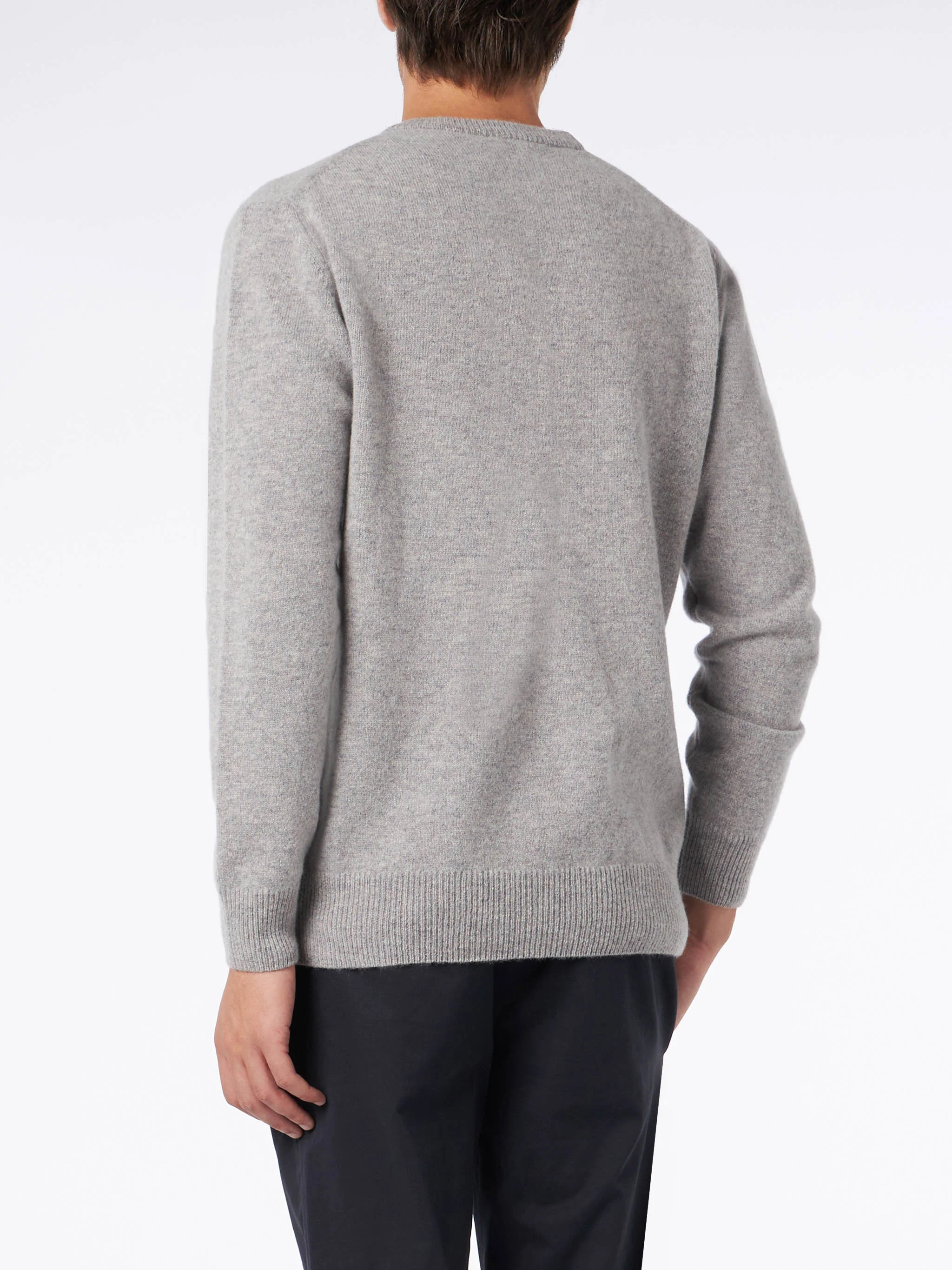 Maglia Heron grigio melange con ricamo St. Barth - Image 3