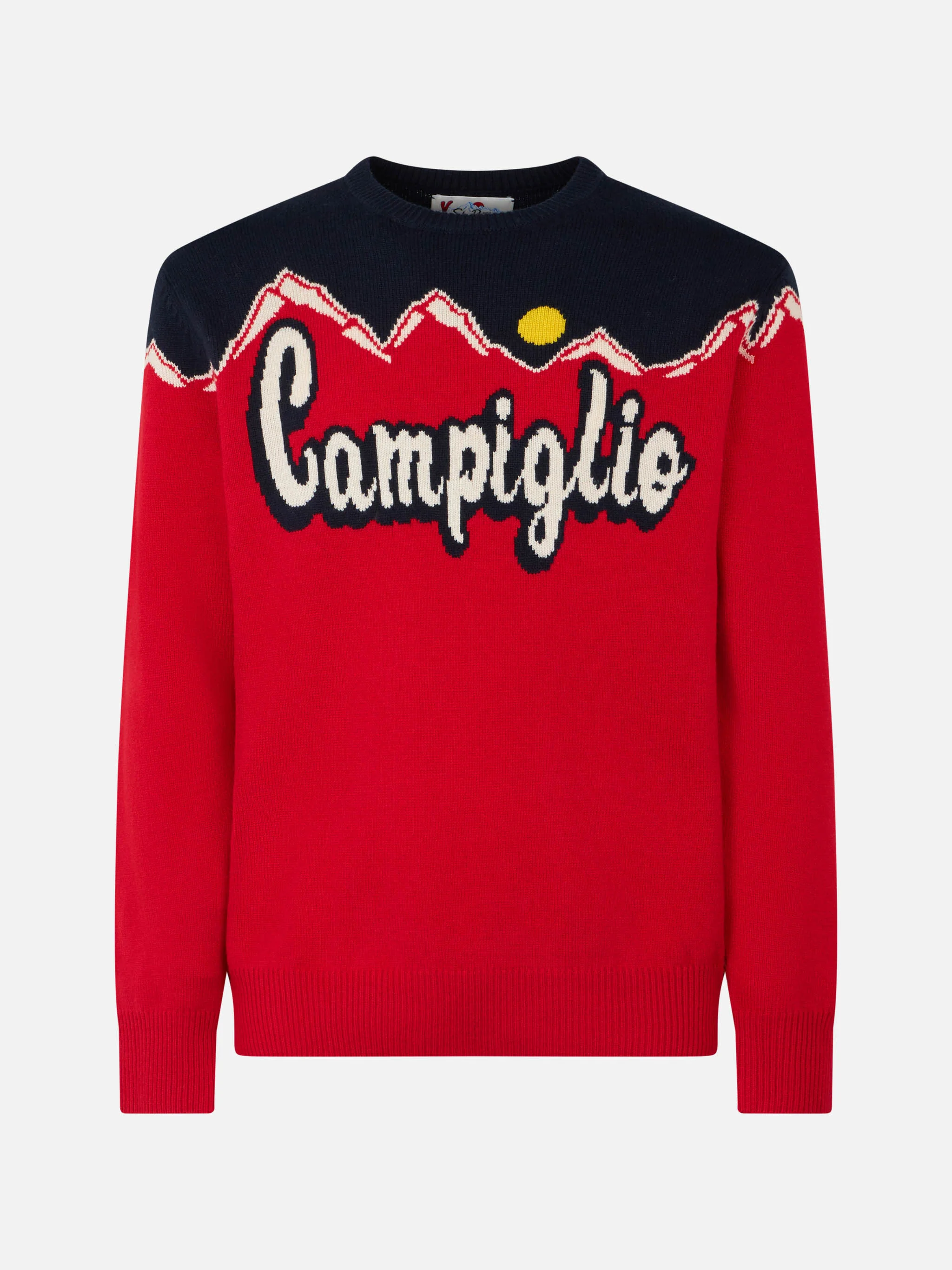 Maglia Heron Campiglio sole jacquard multicolor - Image 2
