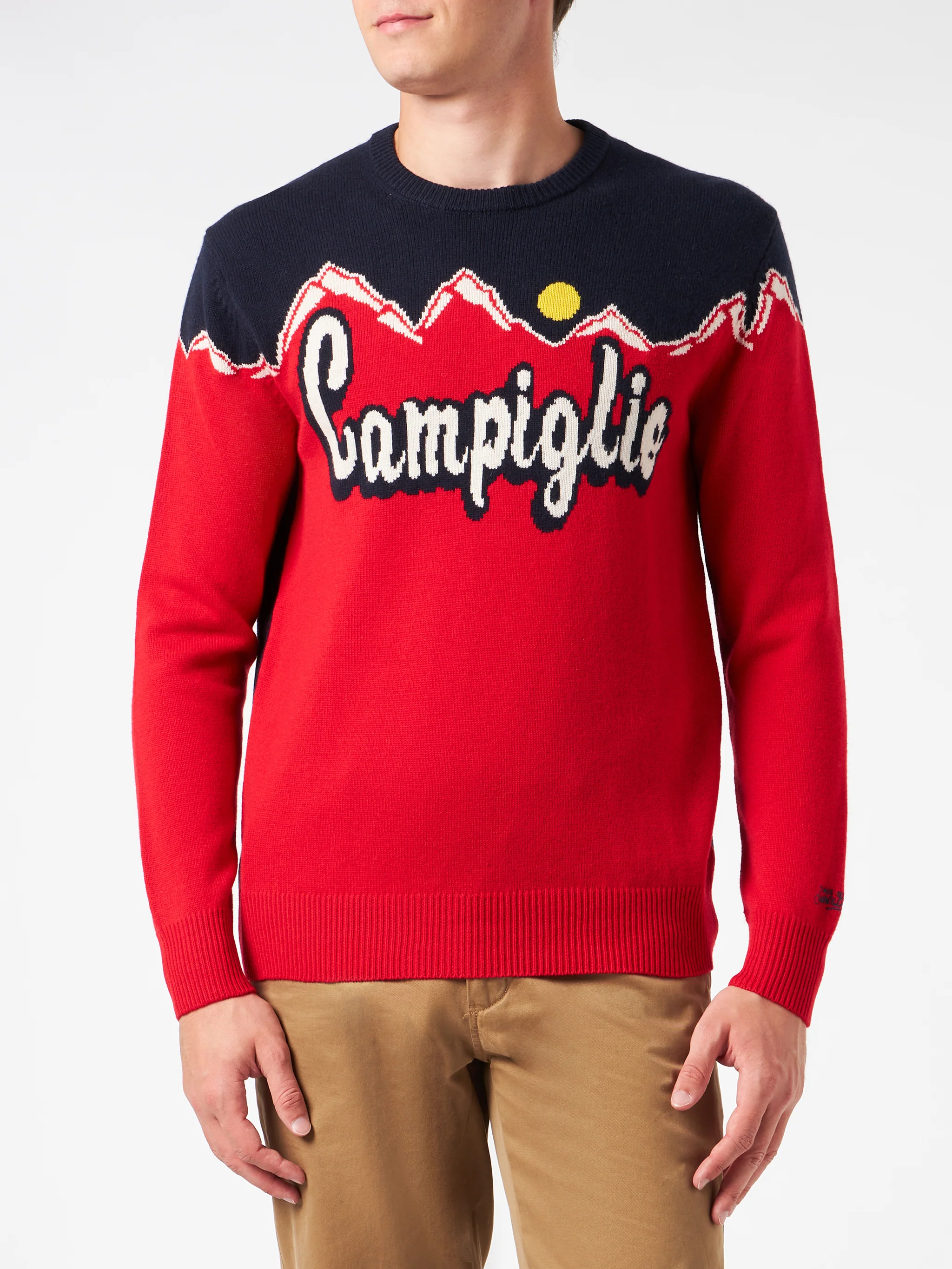 Maglia Heron Campiglio sole jacquard multicolor - Image 3