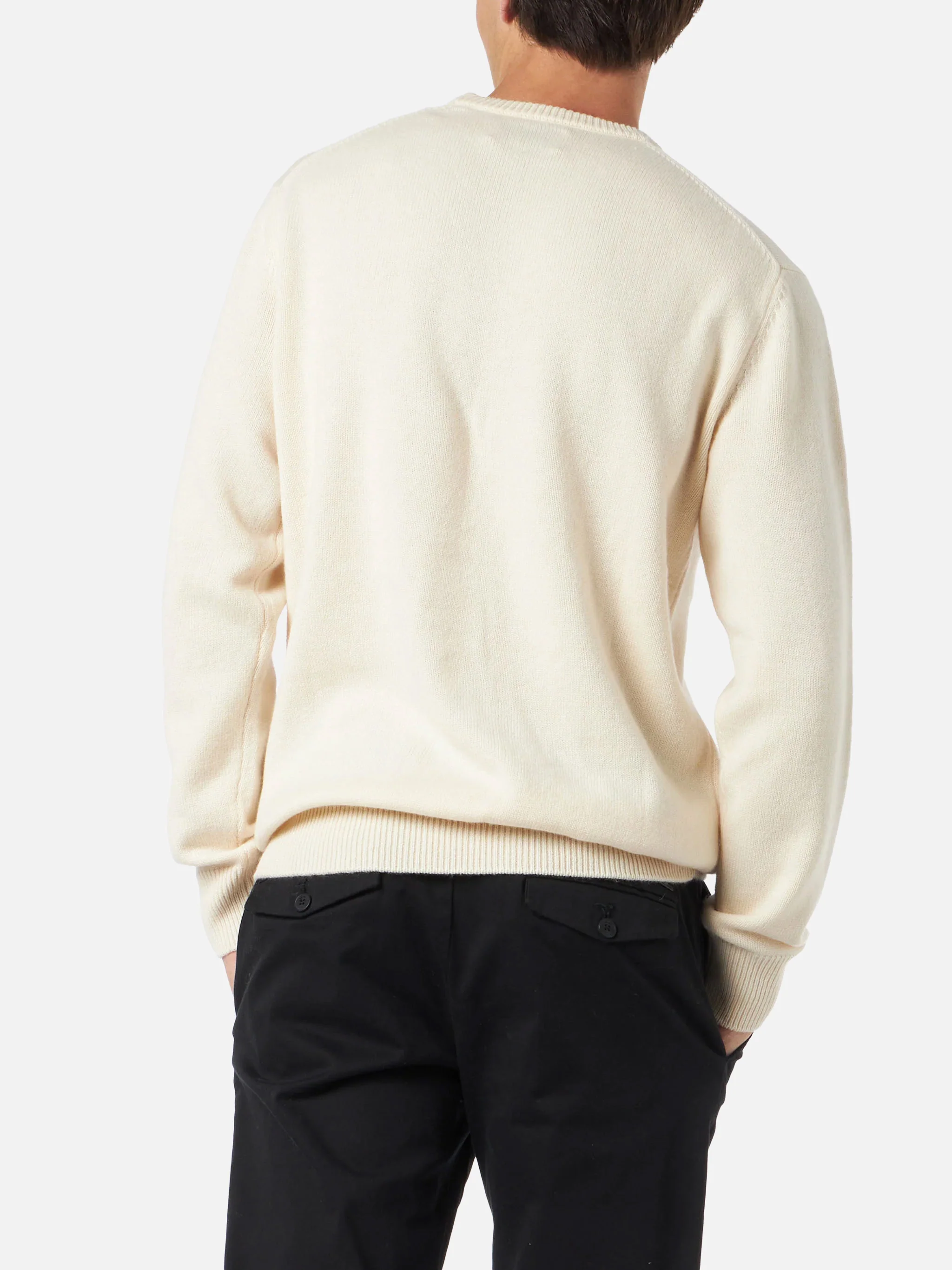 Maglione girocollo Heron con ricamo Christmas in Saint Barth - Image 3