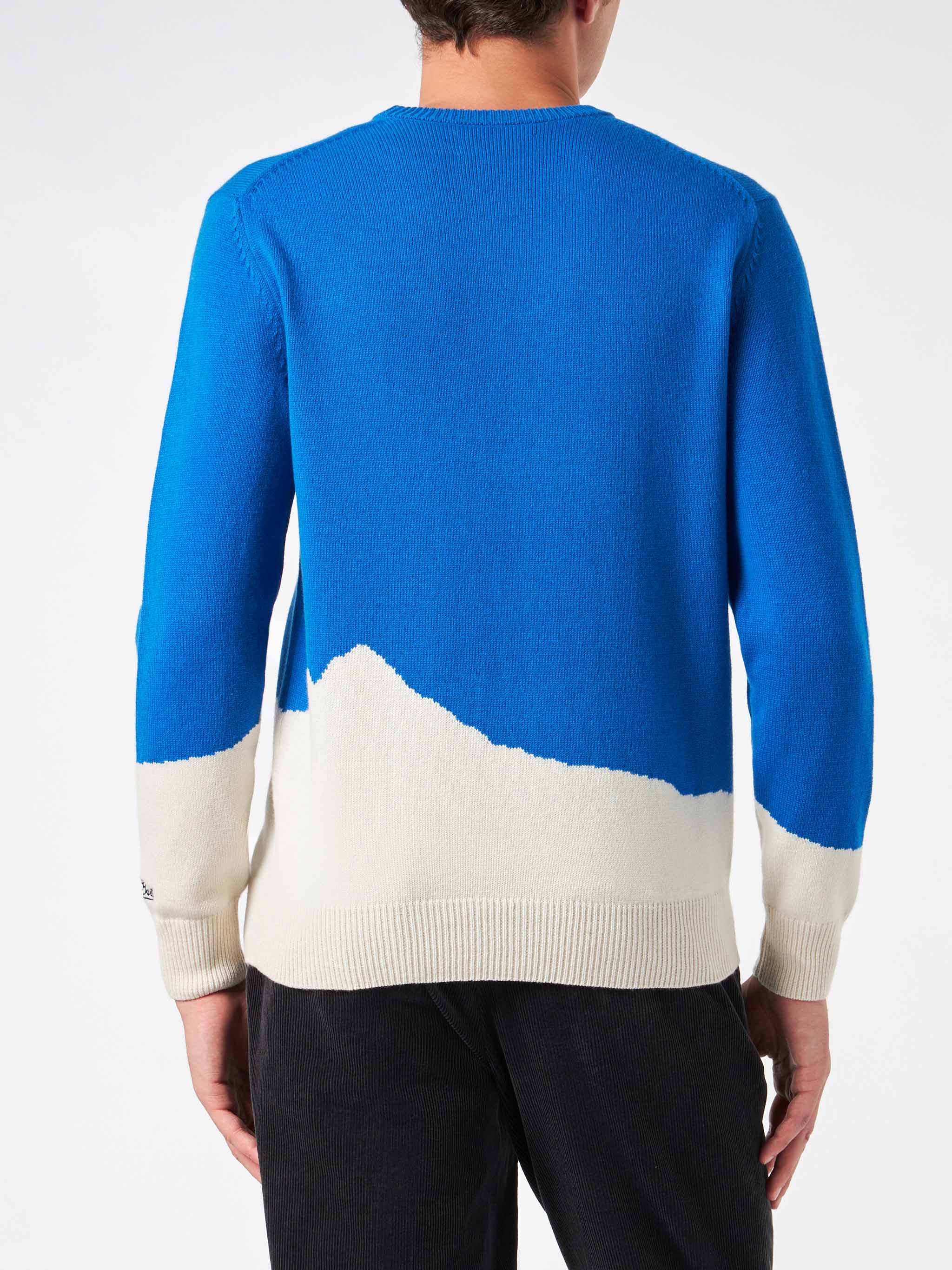 Maglione girocollo Heron con jacquard cartolina Courma - Image 3