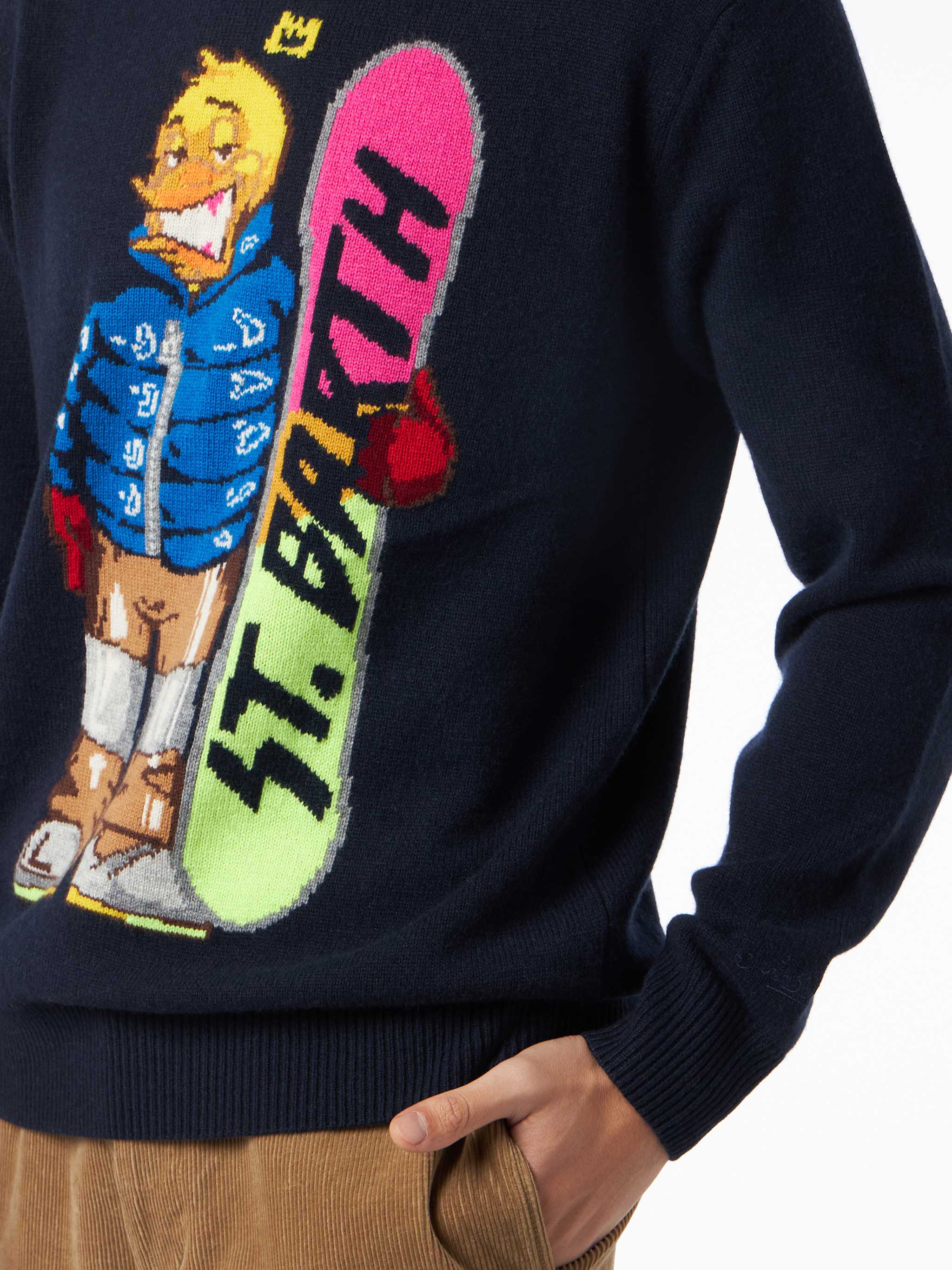 Maglia Heron Crypto Ducky snowboard blu | Special Edition - Image 2