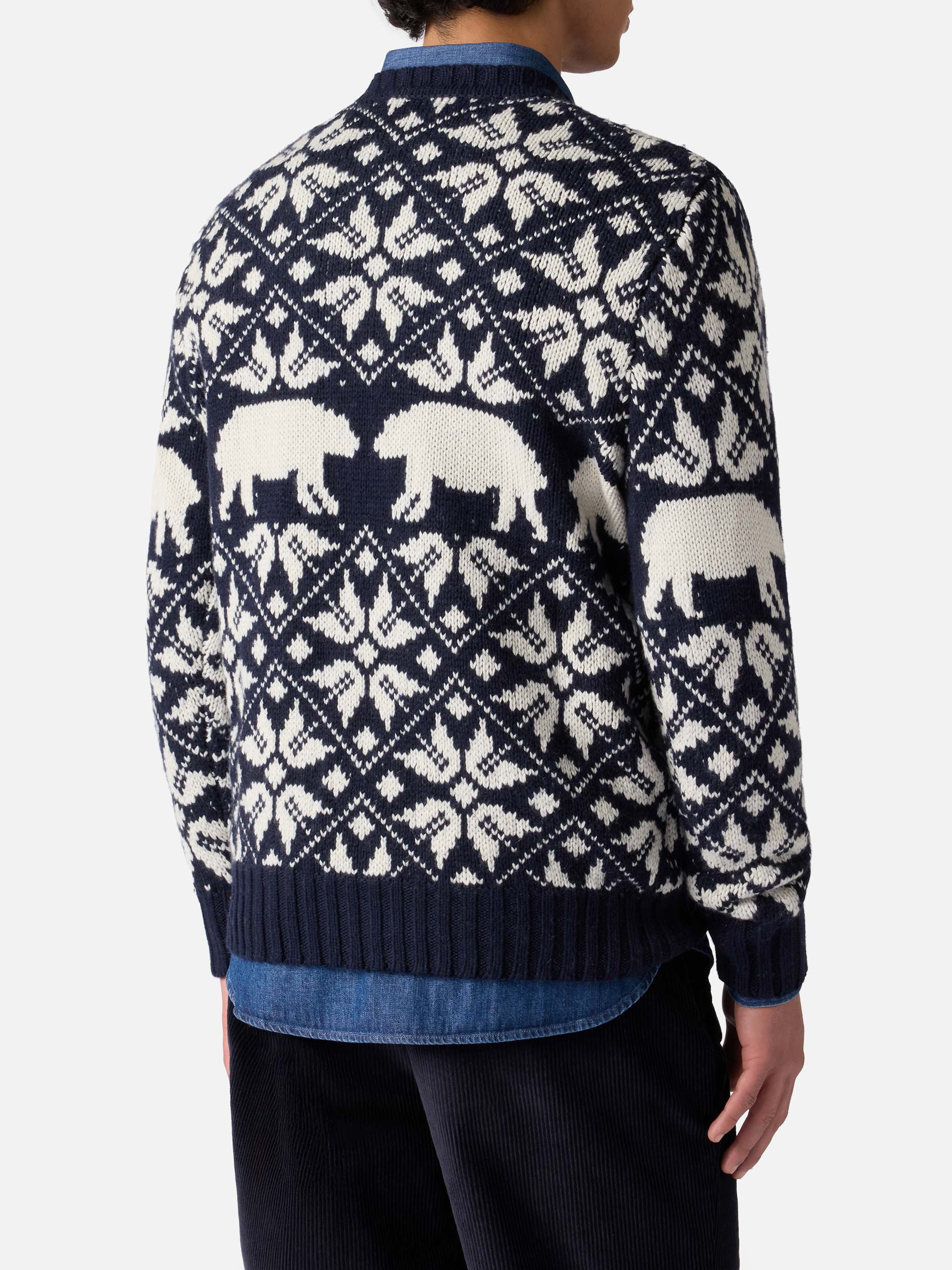 Maglia Bombardino con ricamo Fa freddo - Image 3