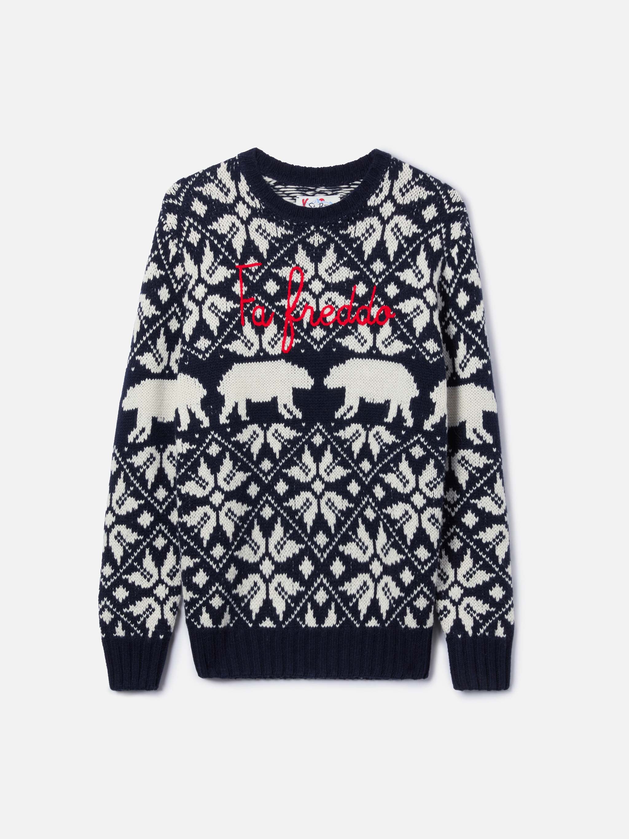 Maglia Bombardino con ricamo Fa freddo - Image 5