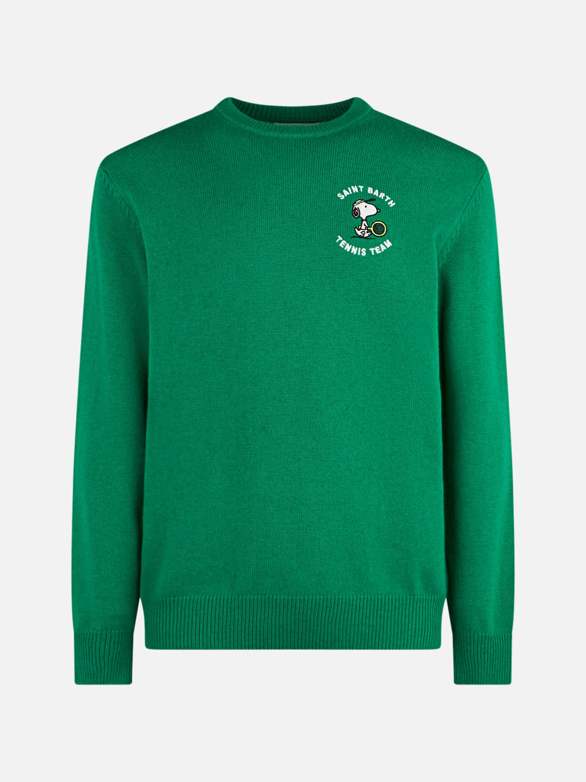 Maglia Heron Snoopy tennis jacquard verde | Special Edition - Image 3