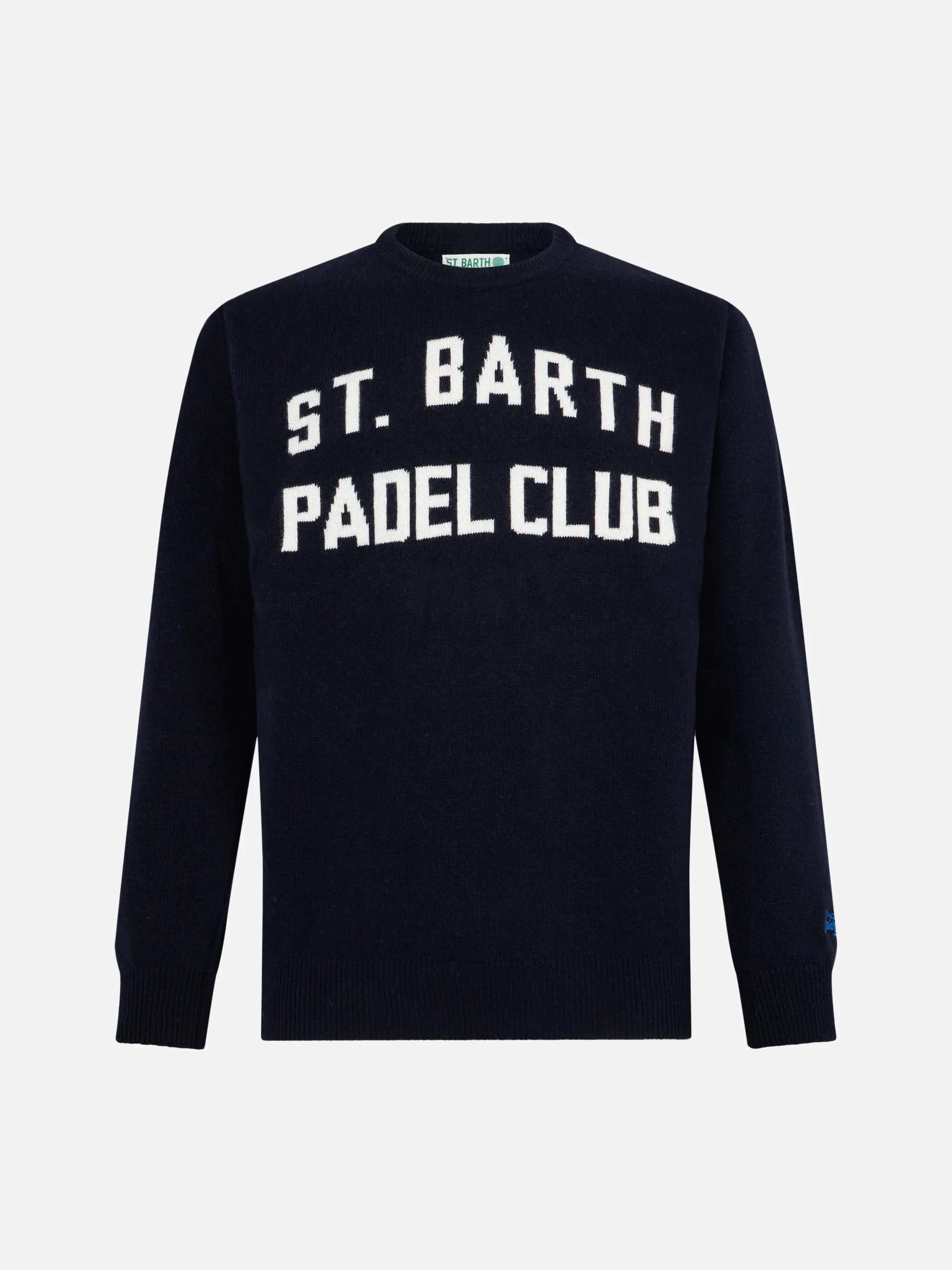 Maglione girocollo con jacquard St. Barth Padel Club - Image 4