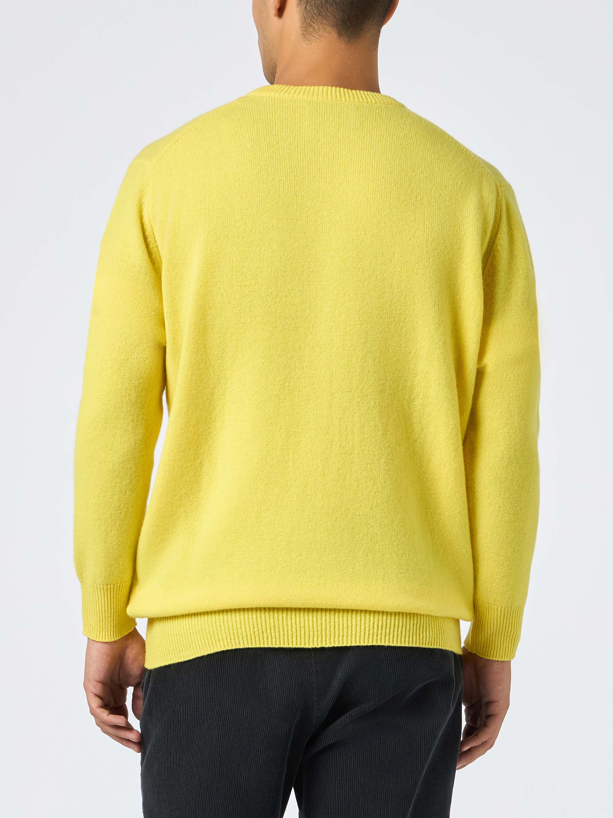 Maglione Regent in lambswool giallo - Image 2