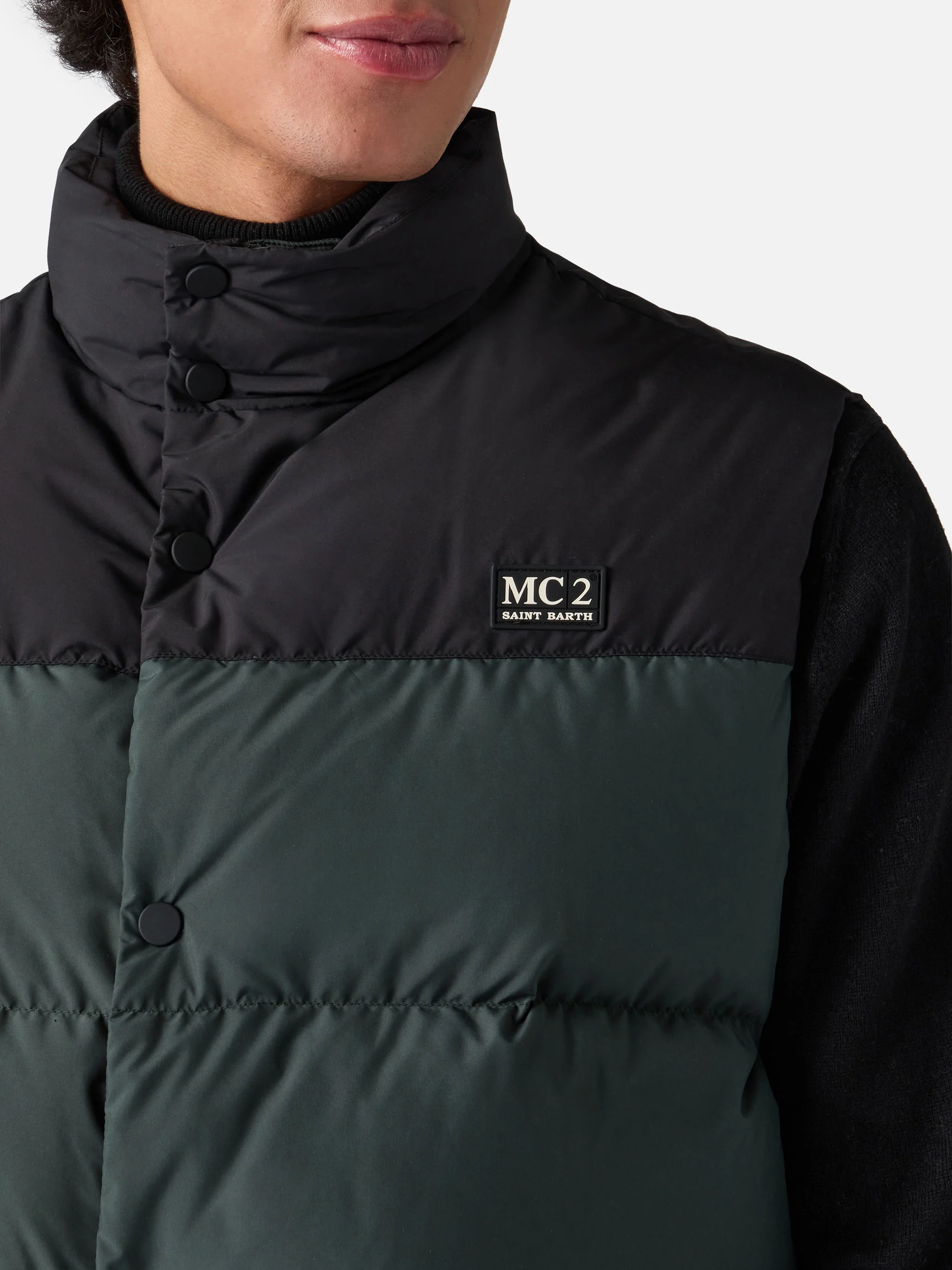 Gilet Thunder imbottito verde - Image 3