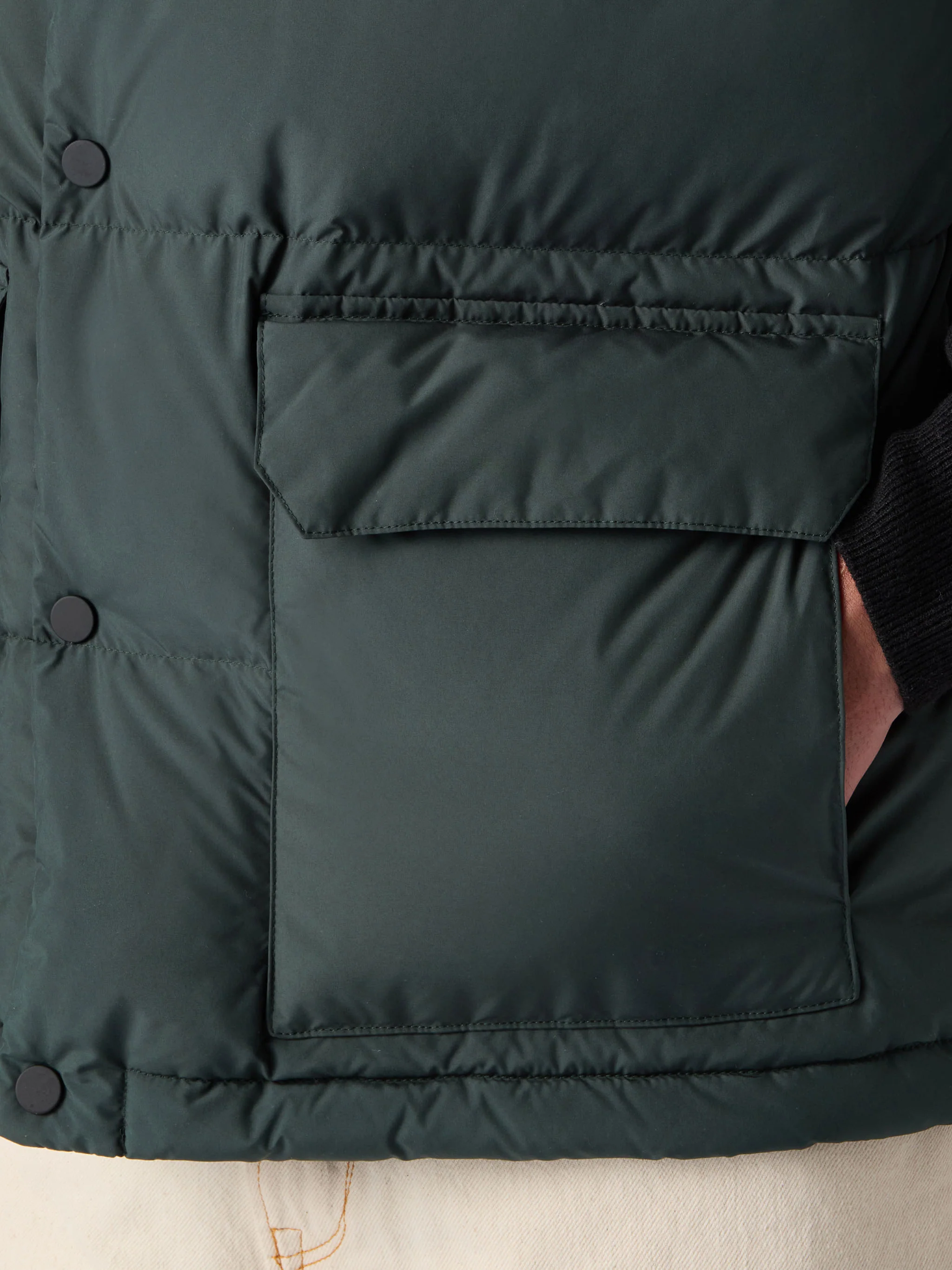 Gilet Thunder imbottito verde - Image 5