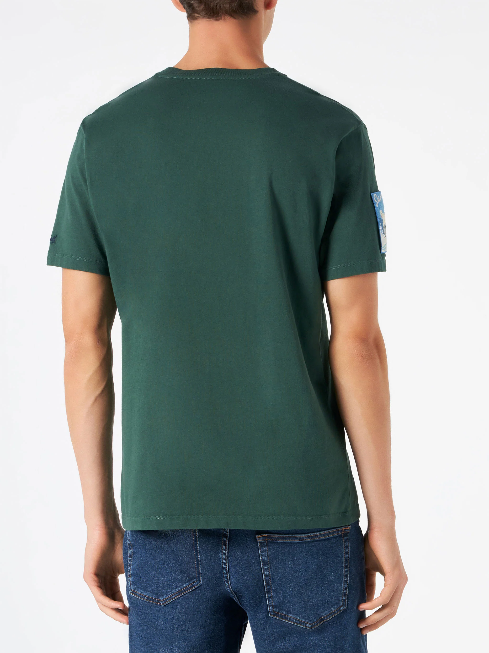 T-shirt Arnott con patch multicolor - Image 4
