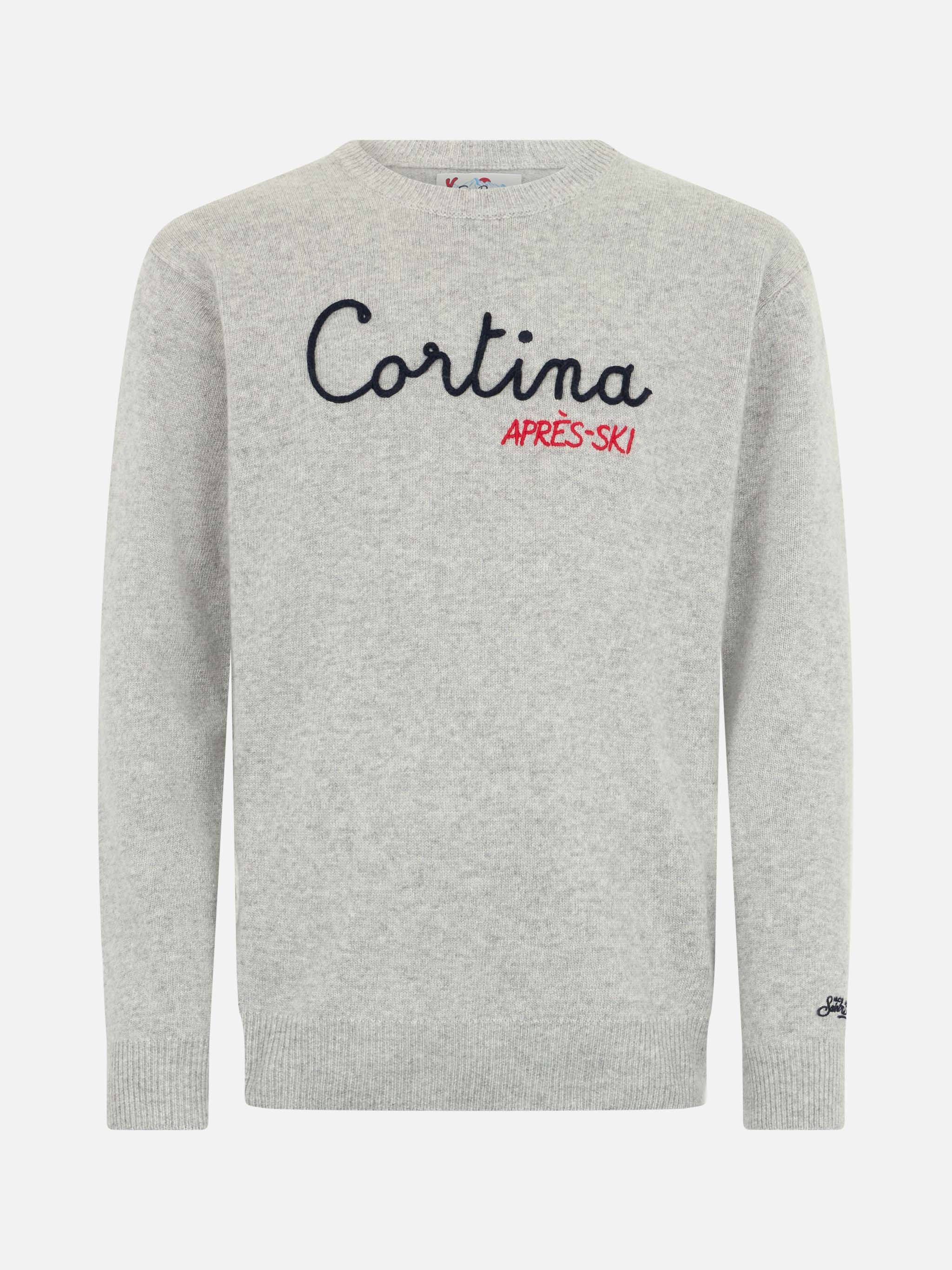 Maglione girocollo Heron con ricamo Cortina - Image 4