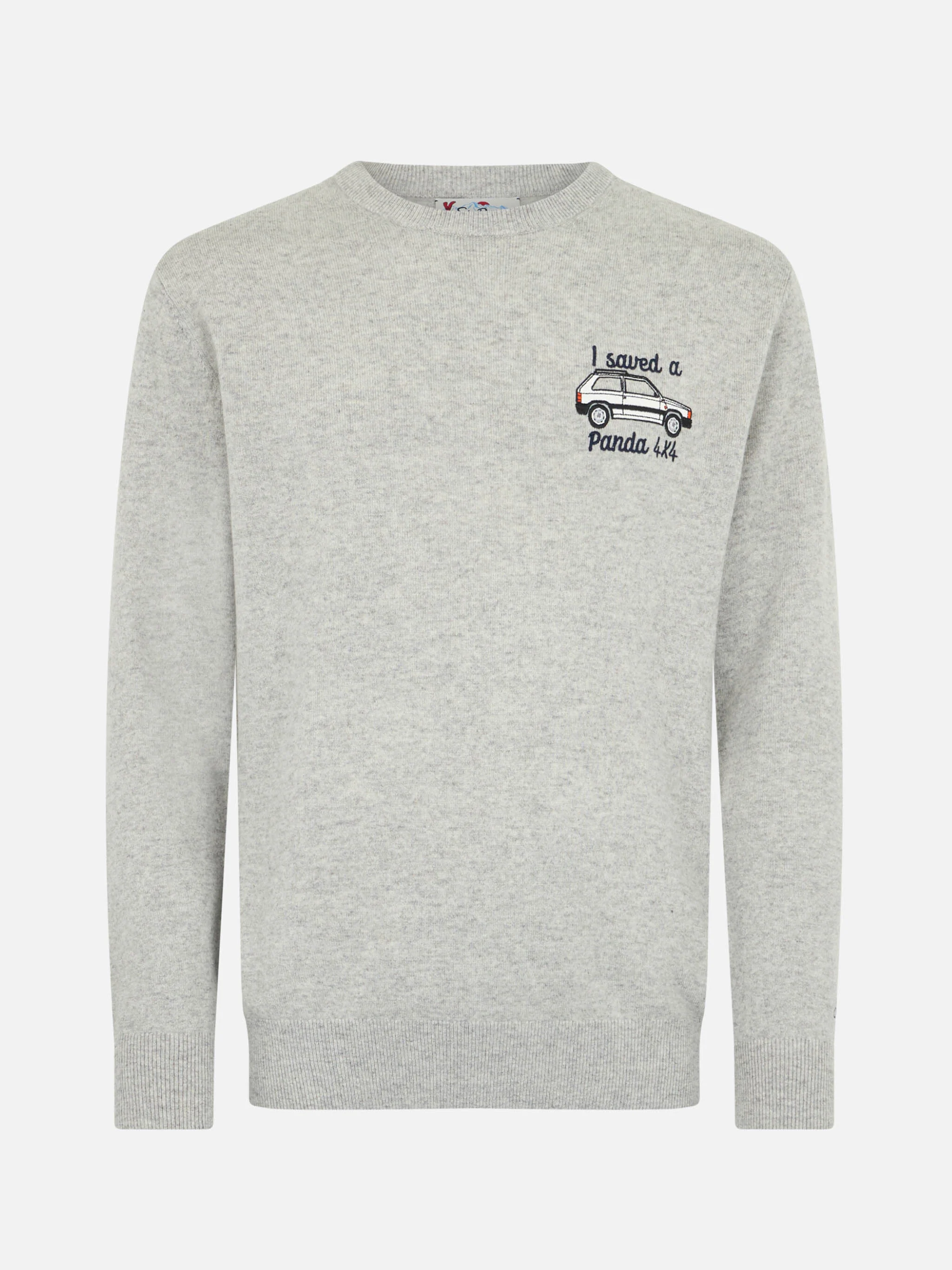 Maglione girocollo Heron con ricamo I saved a Panda 4x4 | FIAT PANDA SPECIAL EDITION - Image 4