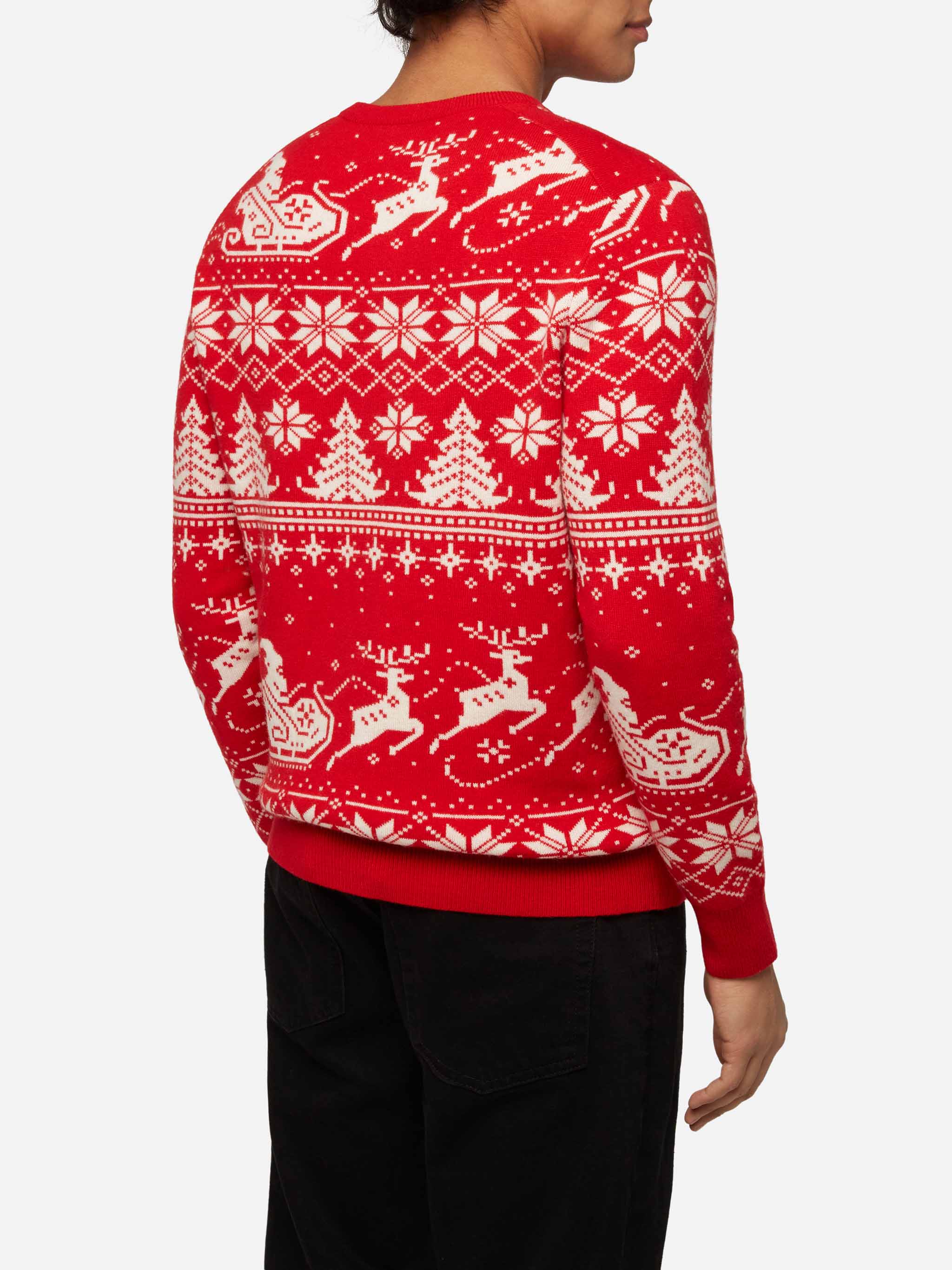 Maglione Fairs Isle Heron con jacquard Jingle Balls - Image 3