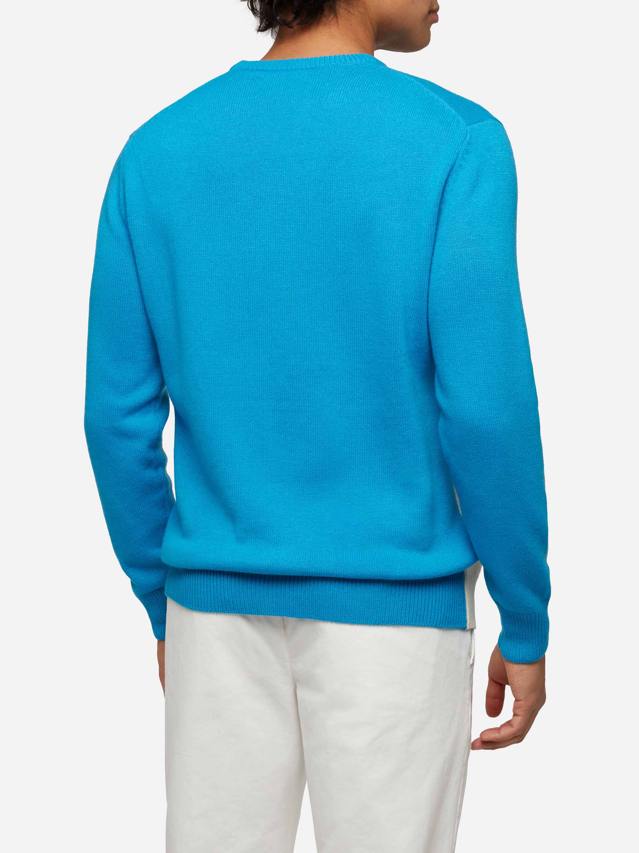 Maglione girocollo Heron con jacquard cartolina Courma - Image 4