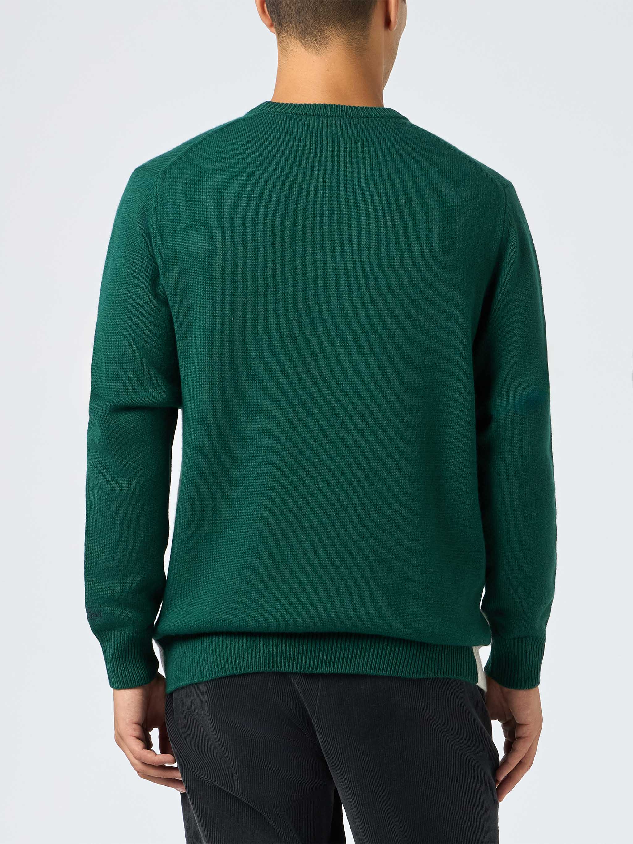 Maglione girocollo Heron con jacquard cartolina Courchevel - Image 3