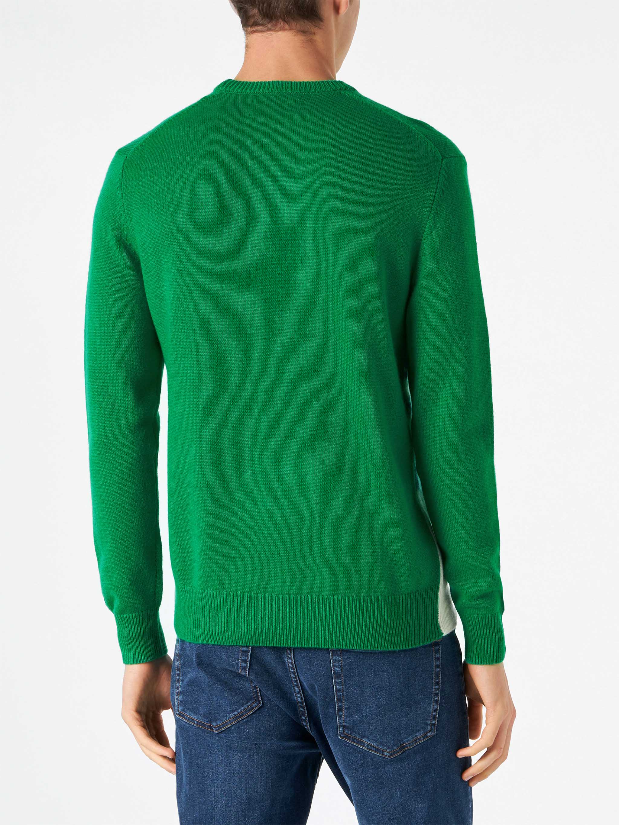 Maglione girocollo Heron con cartolina St.Moritz jacquard - Image 3