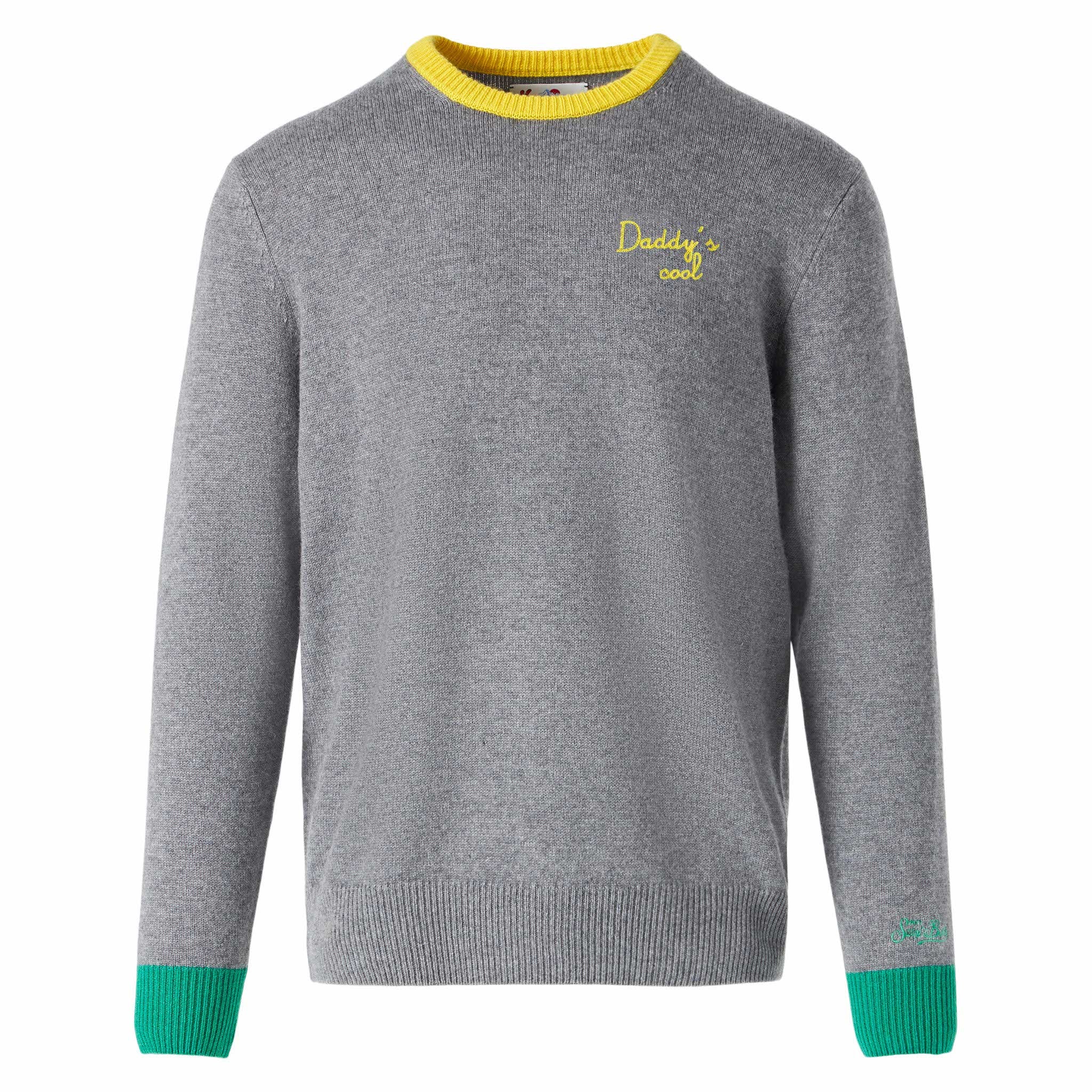 Maglione girocollo Heron con ricamo Daddy's cool - Image 3