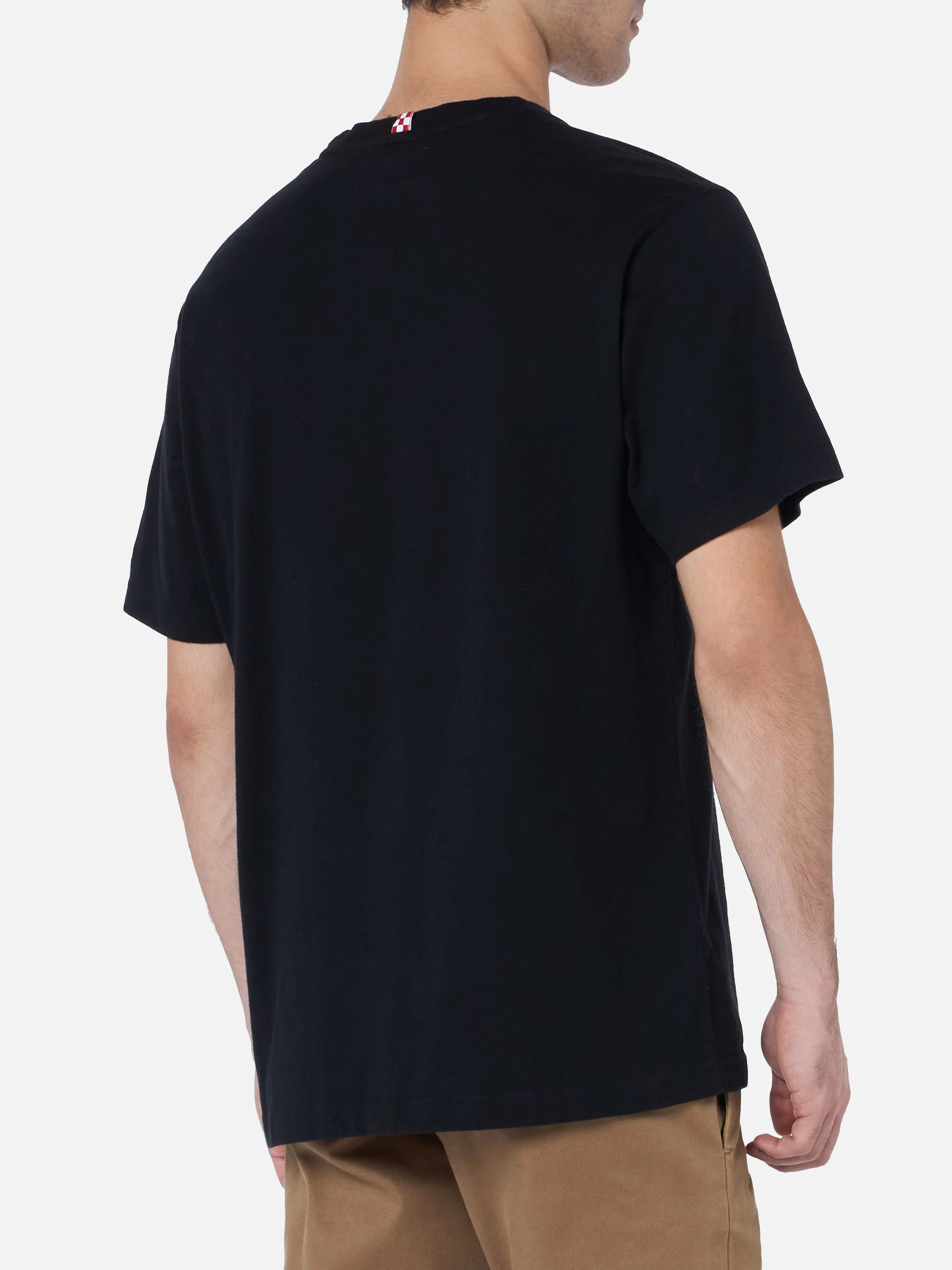 T-shirt Arnott in cotone pesante ricamo Barman - Image 4
