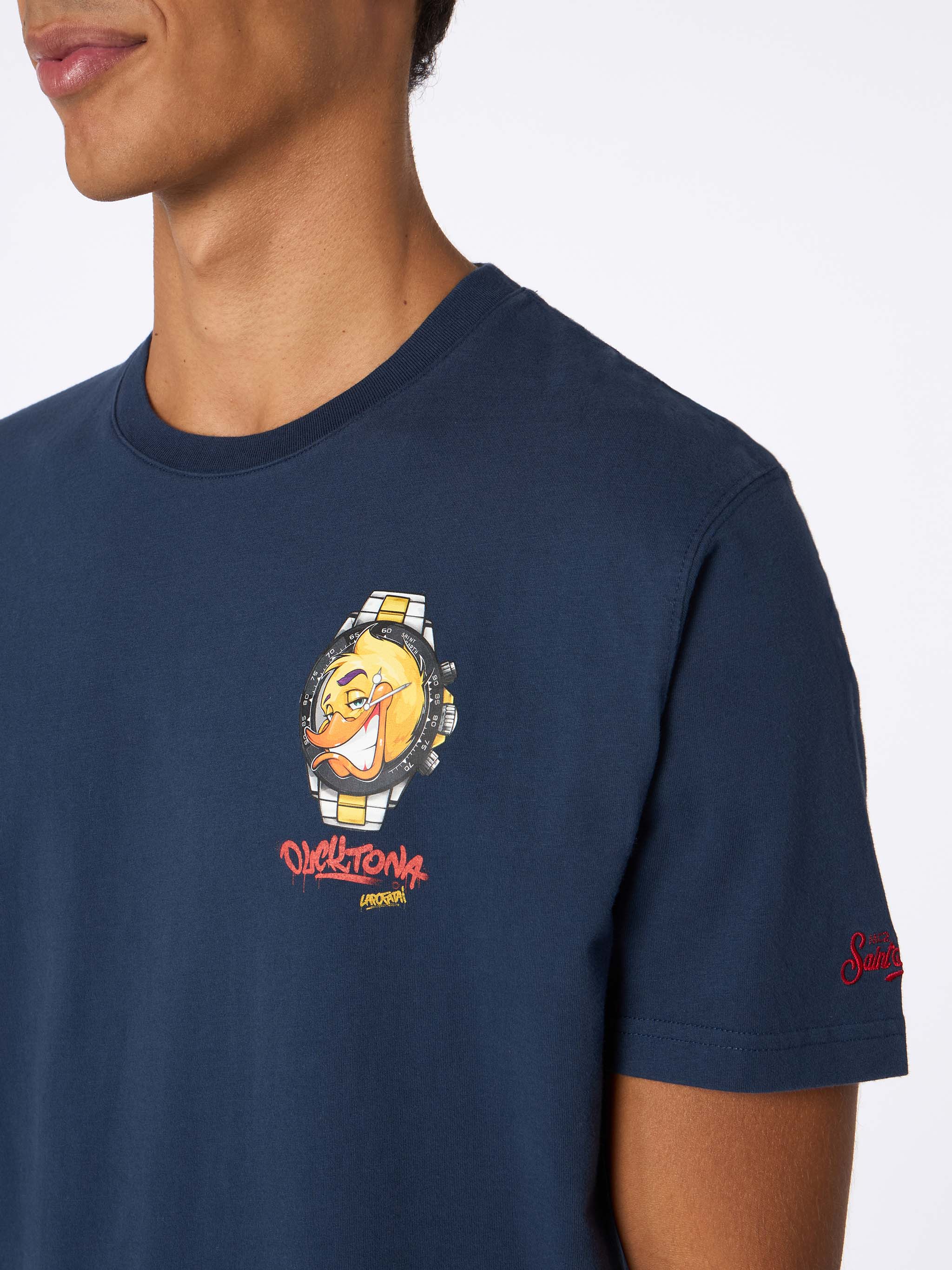 T-shirt Arnott con stampa Cryptopuppets Ducktona watch | Special Edition - Image 2