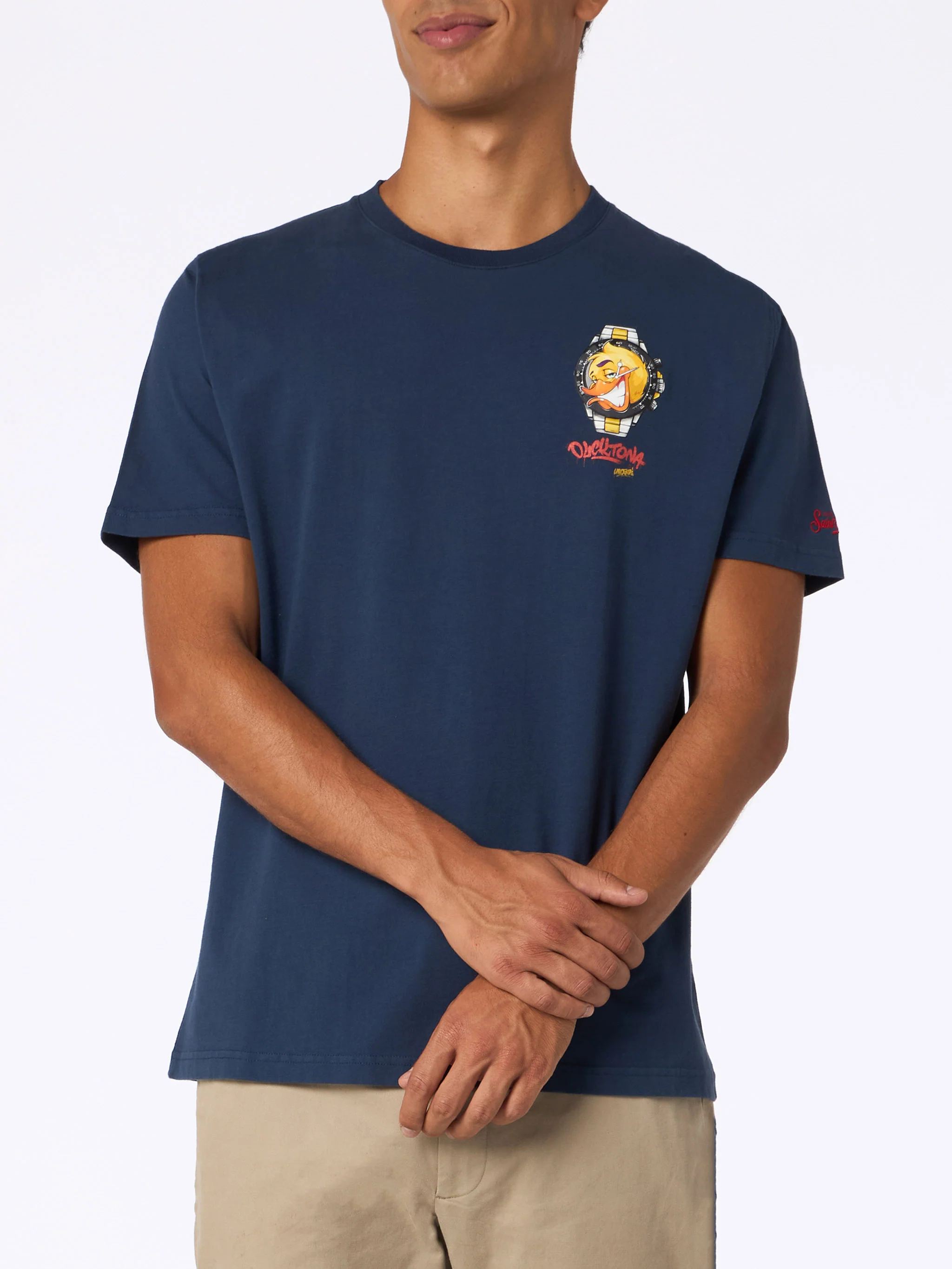 T-shirt Arnott con stampa Cryptopuppets Ducktona watch | Special Edition - Image 3