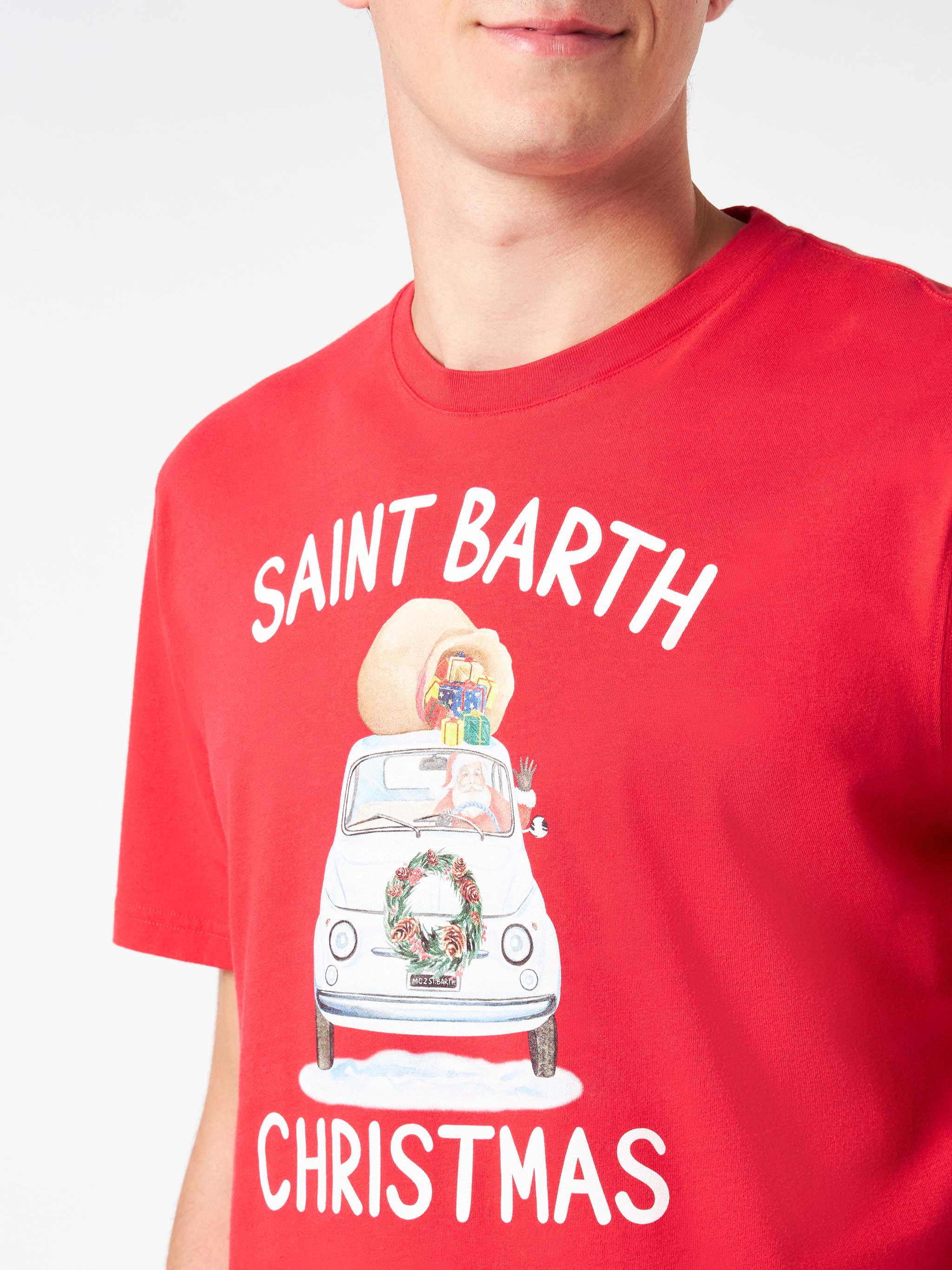 T-shirt Arnott Natale St. Barth rosso - Image 2