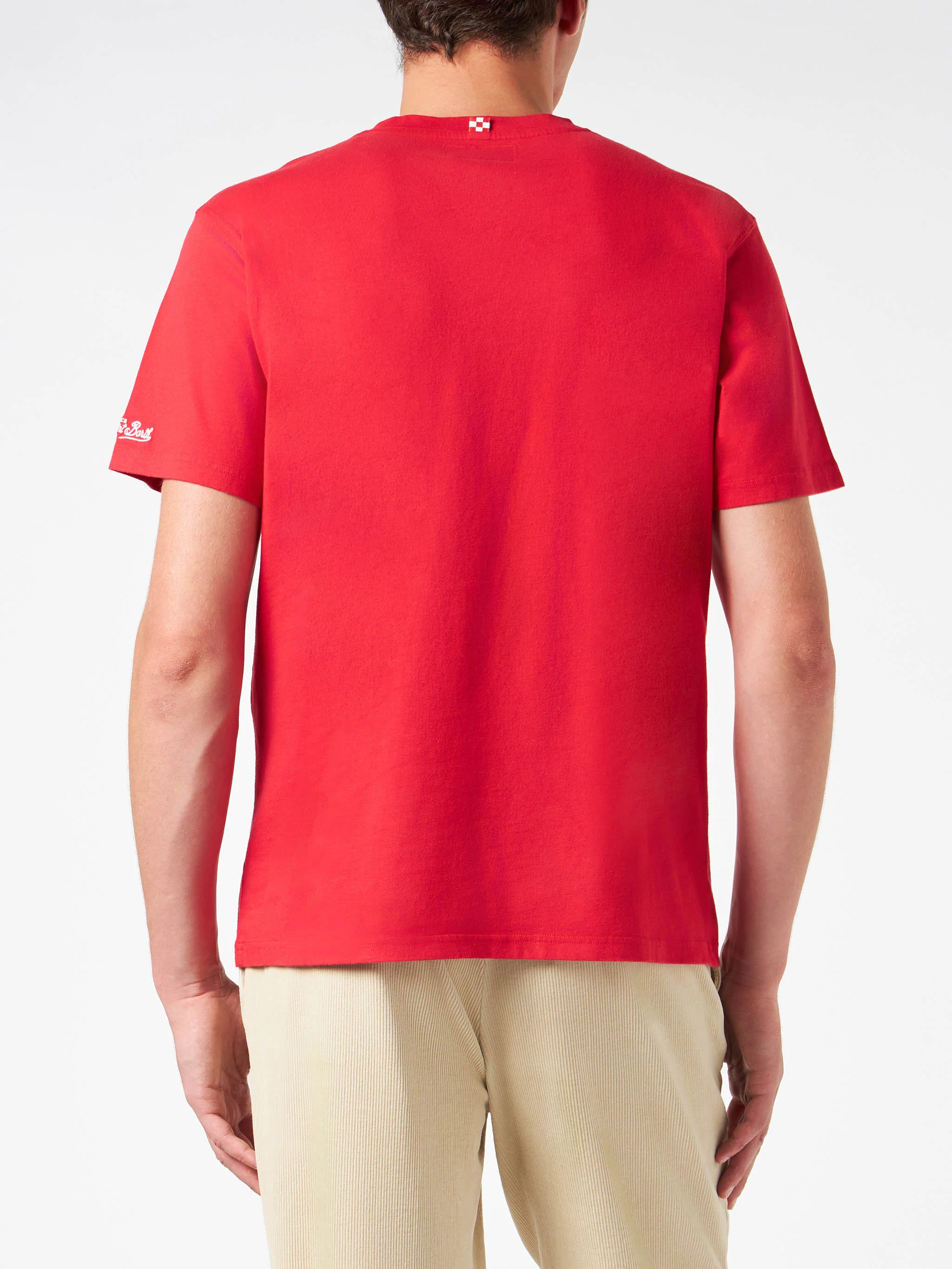 T-shirt Arnott Natale St. Barth rosso - Image 4