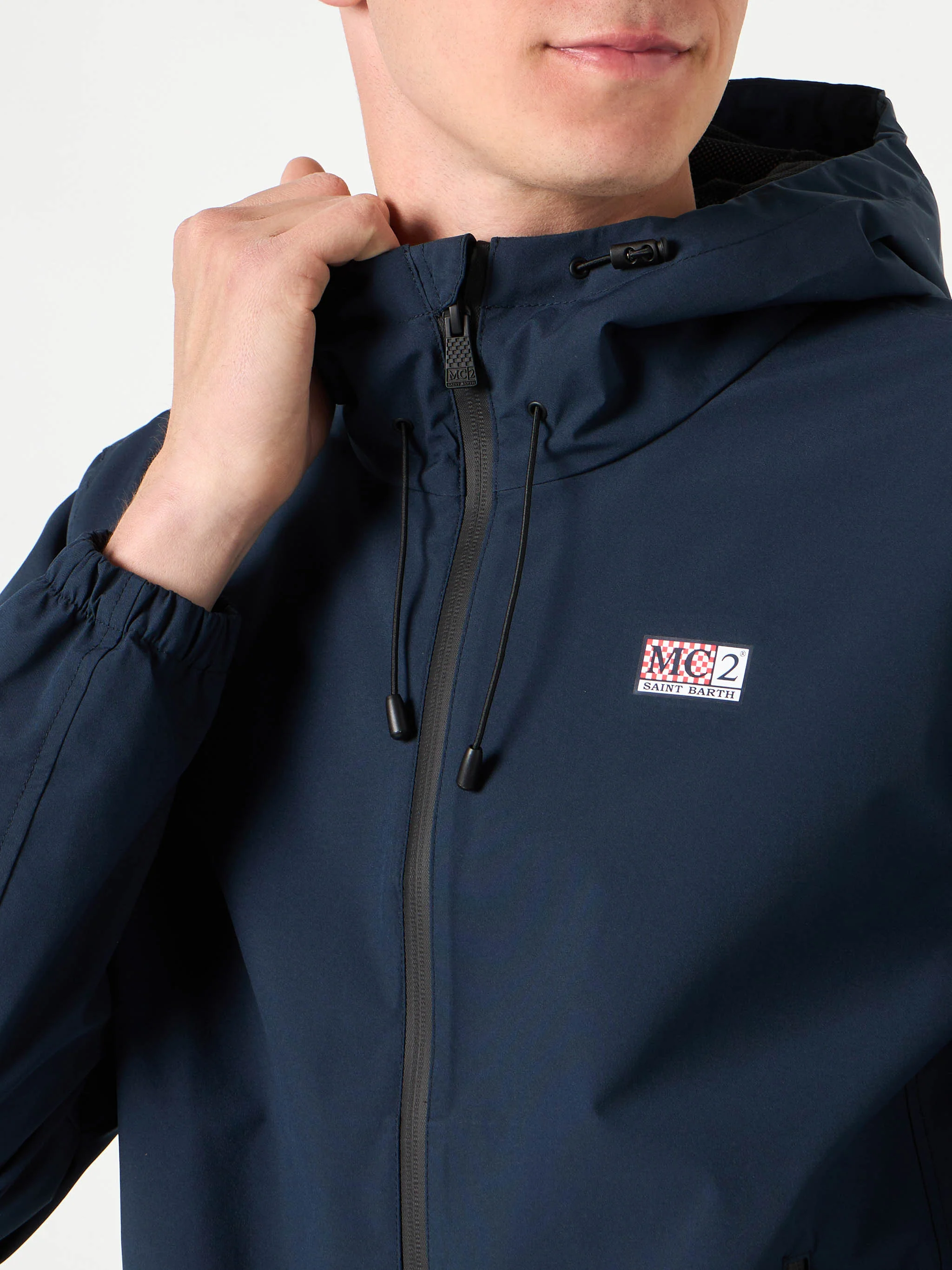 Giacca antivento Kauris blu navy - Image 2