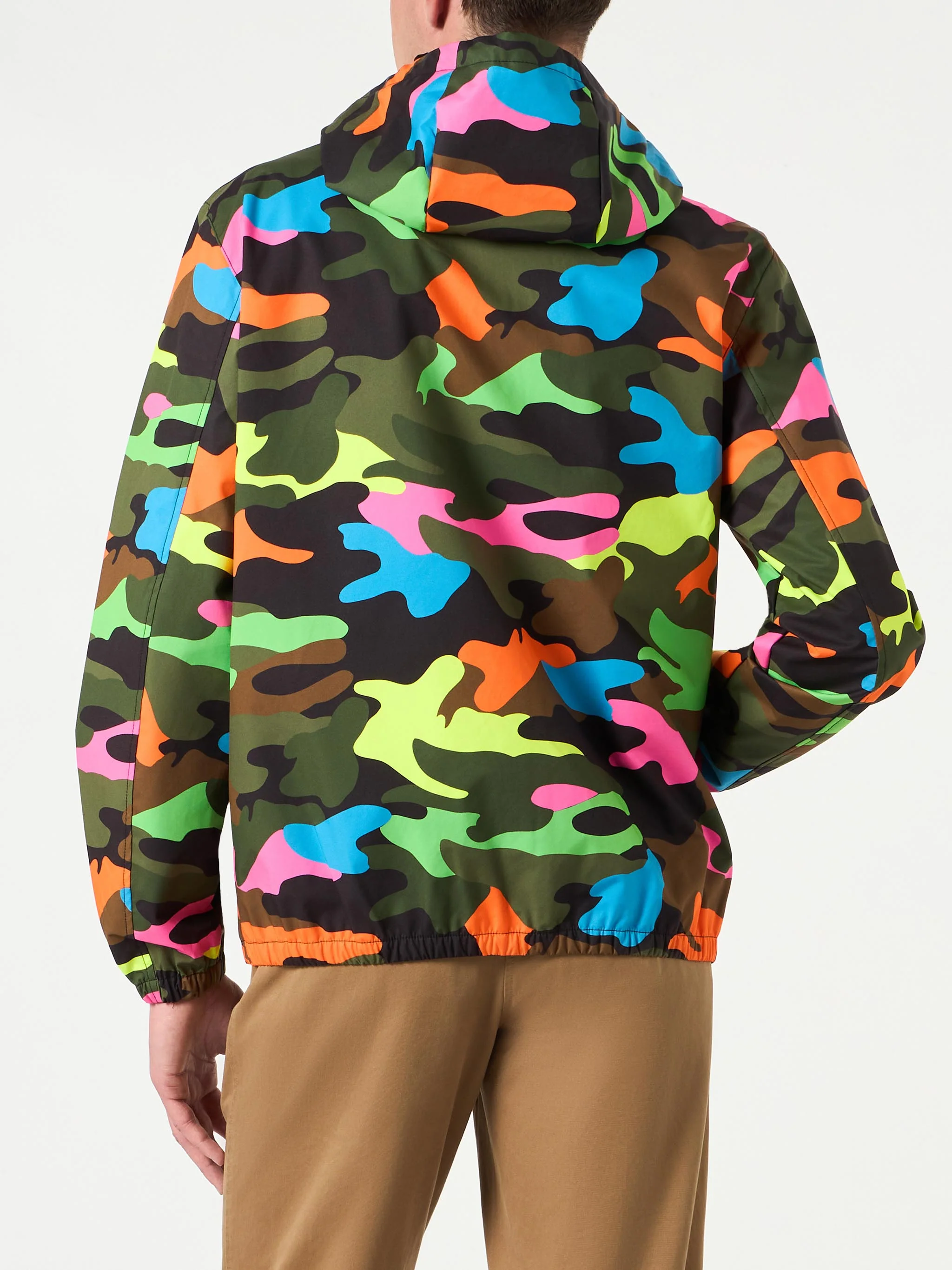 Giacca antivento Kauris fantasia camouflage fluo - Image 3