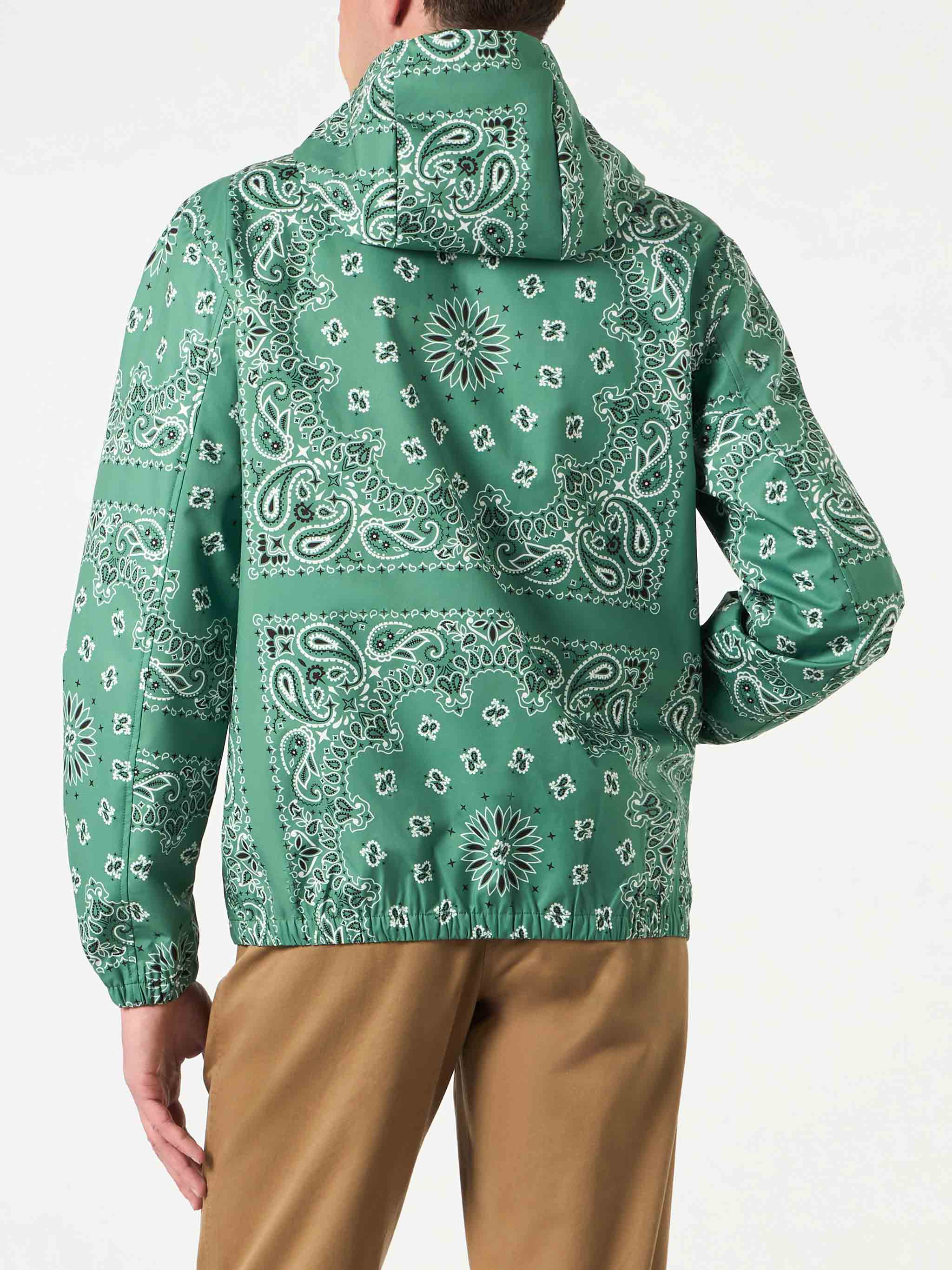 Giacca antivento Kauris fantasia bandana verde militare - Image 3