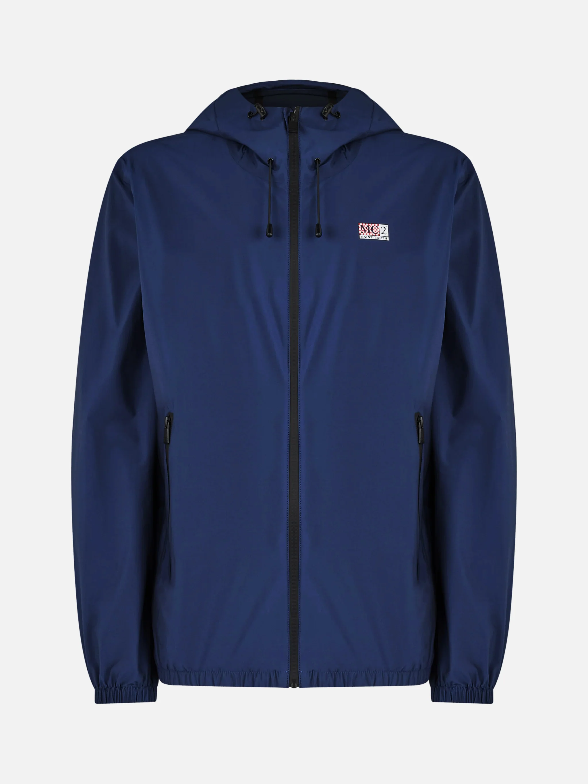 Giacca Sloop in tessuto tecnico Solaro blu navy tinta unita - Image 4