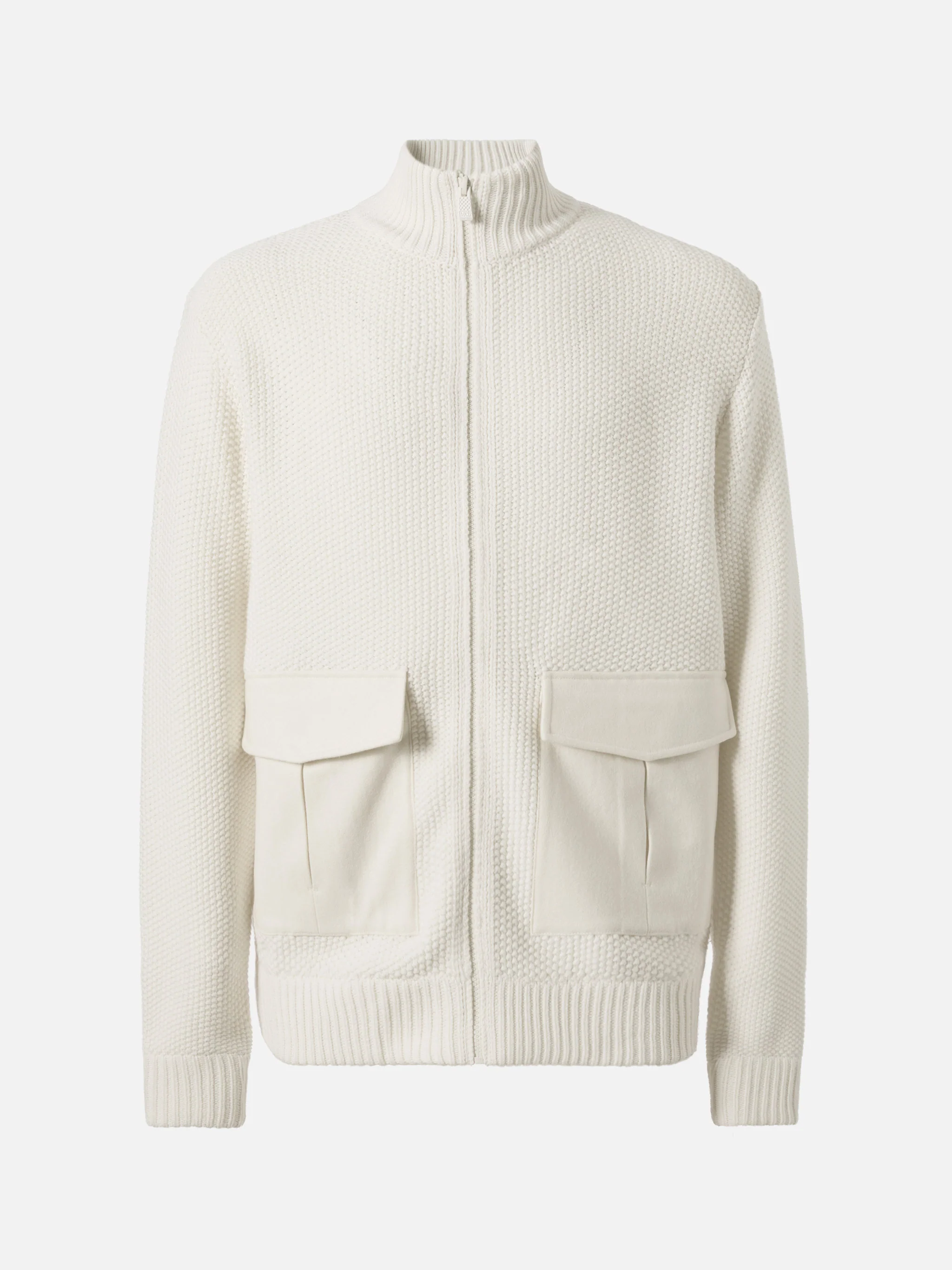 Bomber in maglia Anermatt con tasche in feltro - Image 5