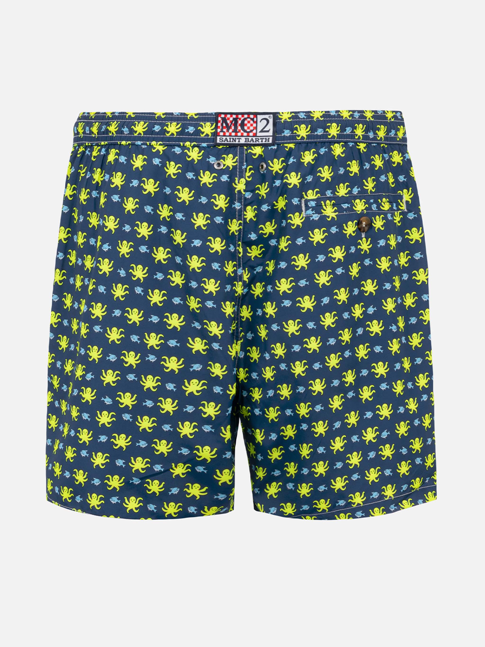 Costume mare Lighting Micro pesci e polpi blu - Image 2