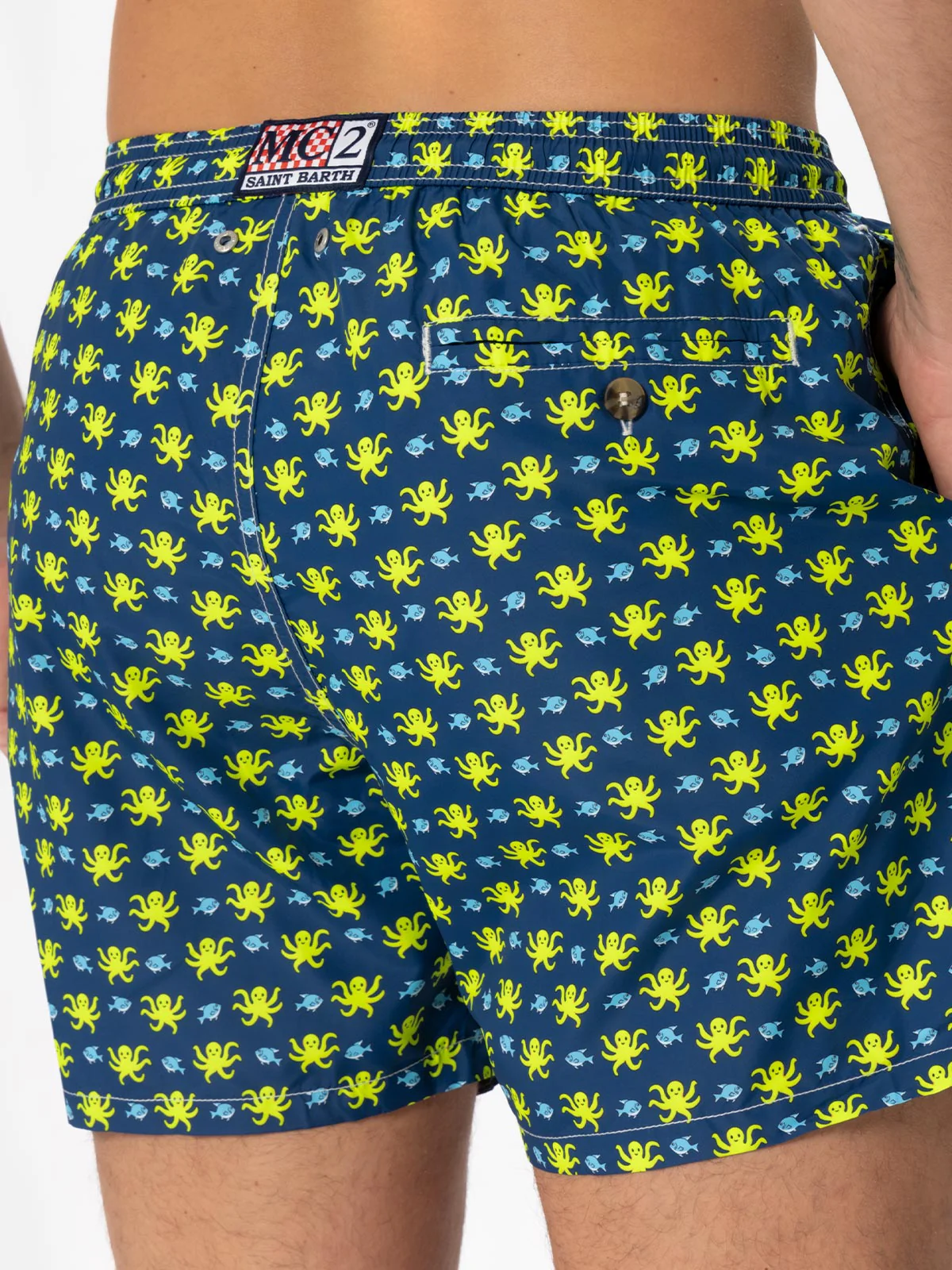 Costume mare Lighting Micro pesci e polpi blu - Image 4