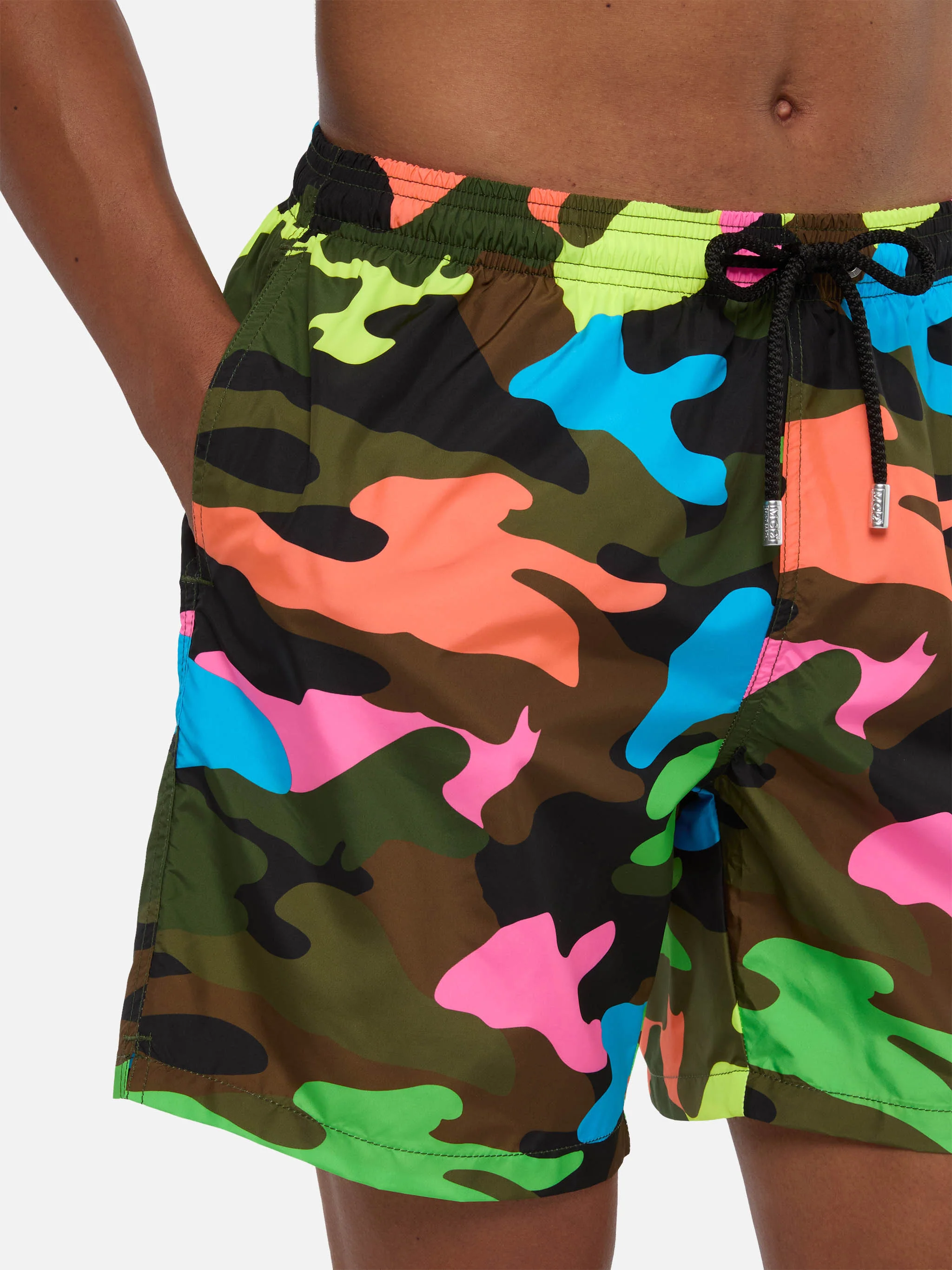 Costume mare Lighting stampa camouflage fluo - Image 4