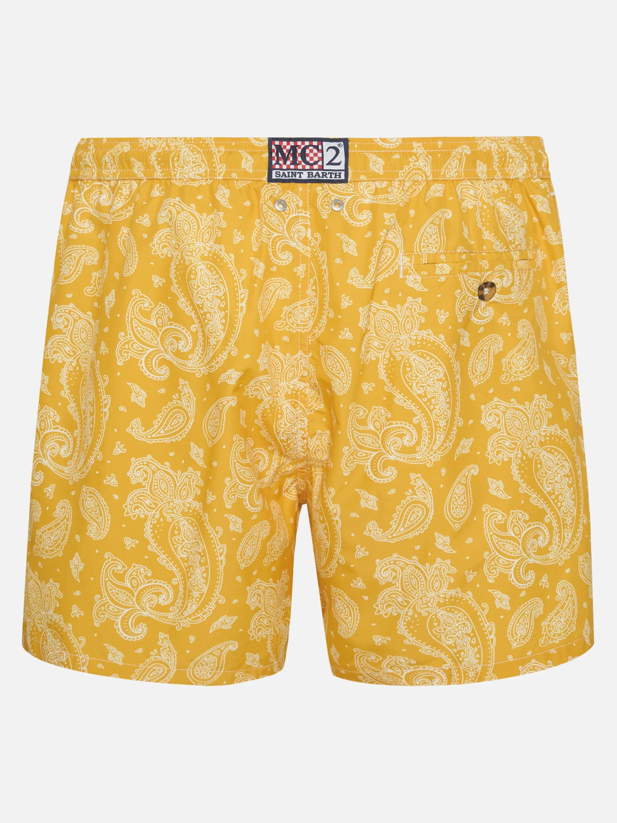 Costume mare Lighting  stampa paisley ocra - Image 2