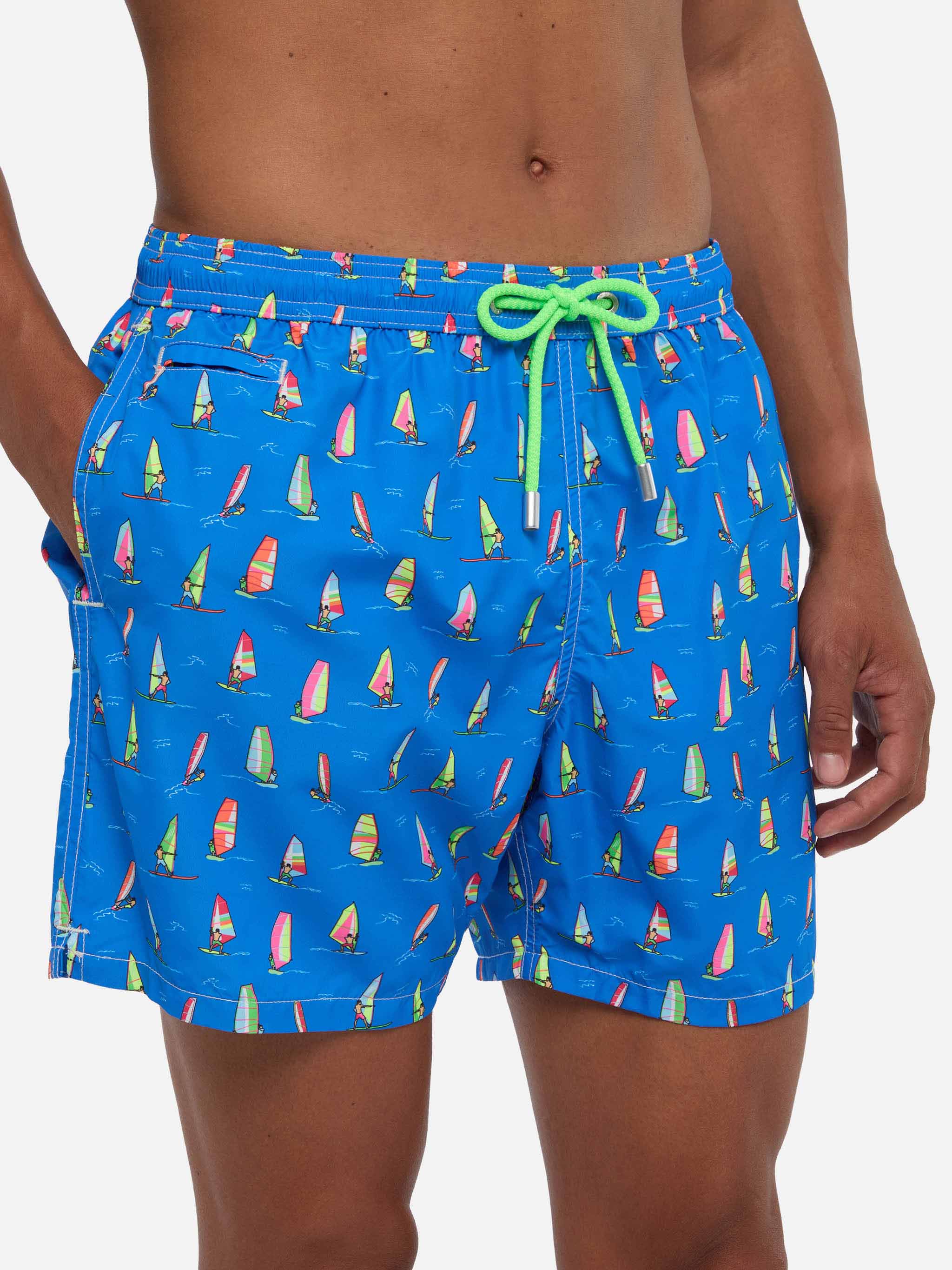 Costume mare Lighting stampa windsurf - Image 4